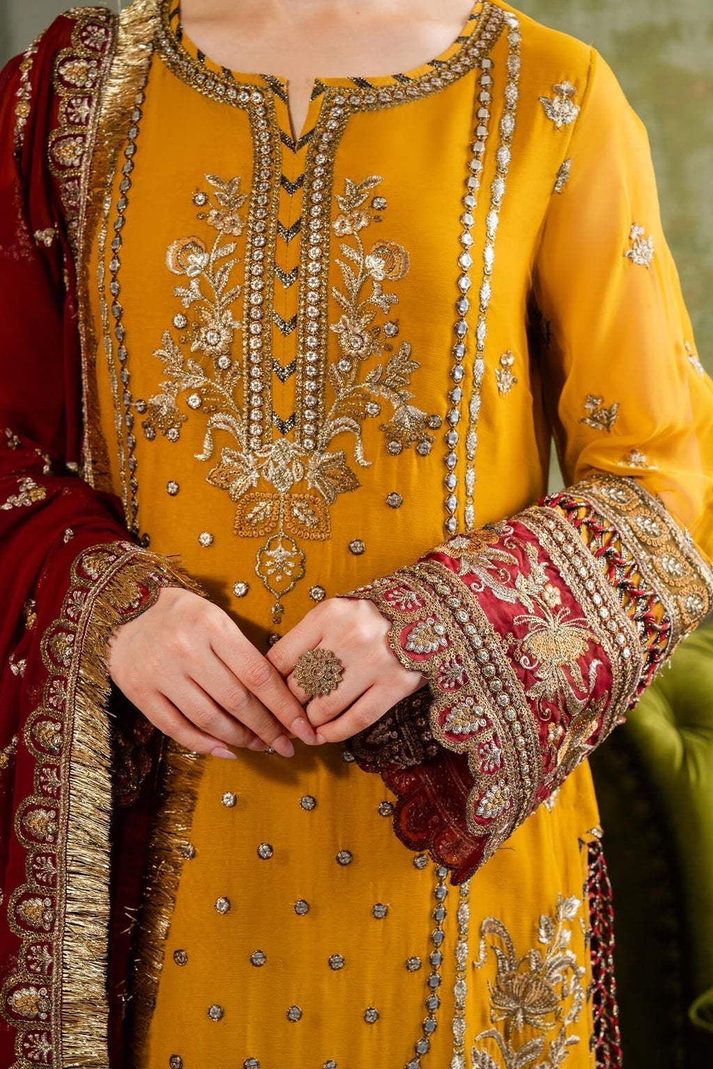 Imrozia Premium | Naina Chiffon | I-196 Naaz - House Of Anaya
