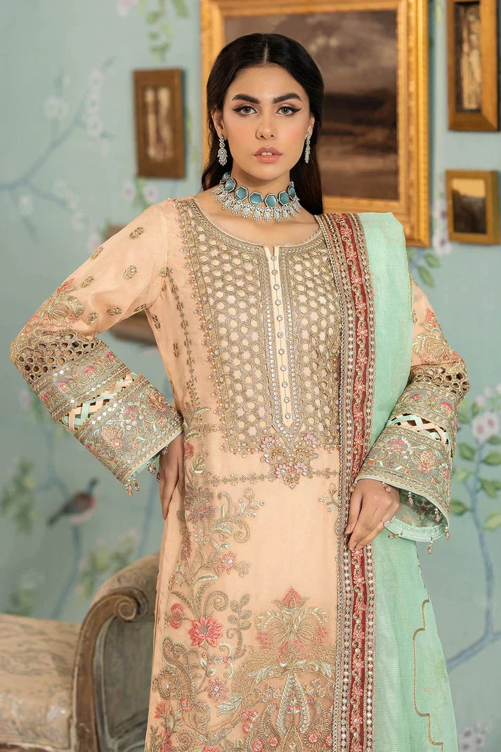 Imrozia Premium | Baad e Saba Pret Luxury Eid Collection | I.P-44 Zephyr - House Of Anaya