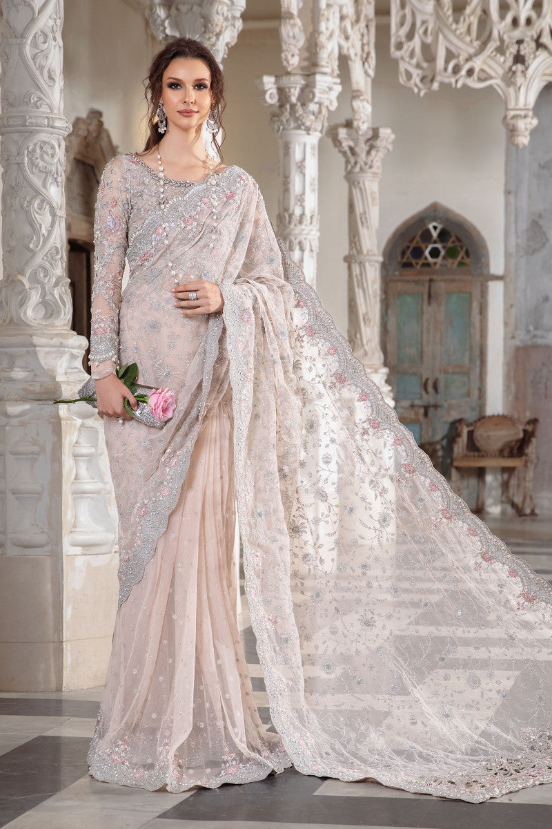 Maria B. Couture Pale Pink MC-050 - Riwayat-e-khas