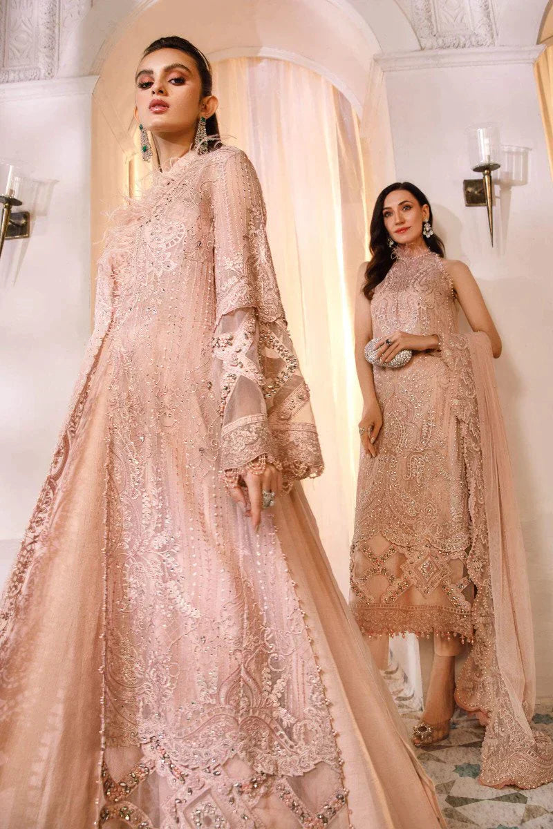 Maria.B MBROIDERED – Ash Pink (BD-2505) - Riwayat-e-khas