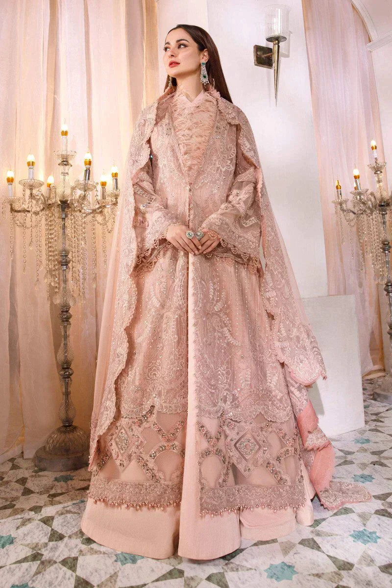 Maria.B MBROIDERED – Ash Pink (BD-2505) - Riwayat-e-khas