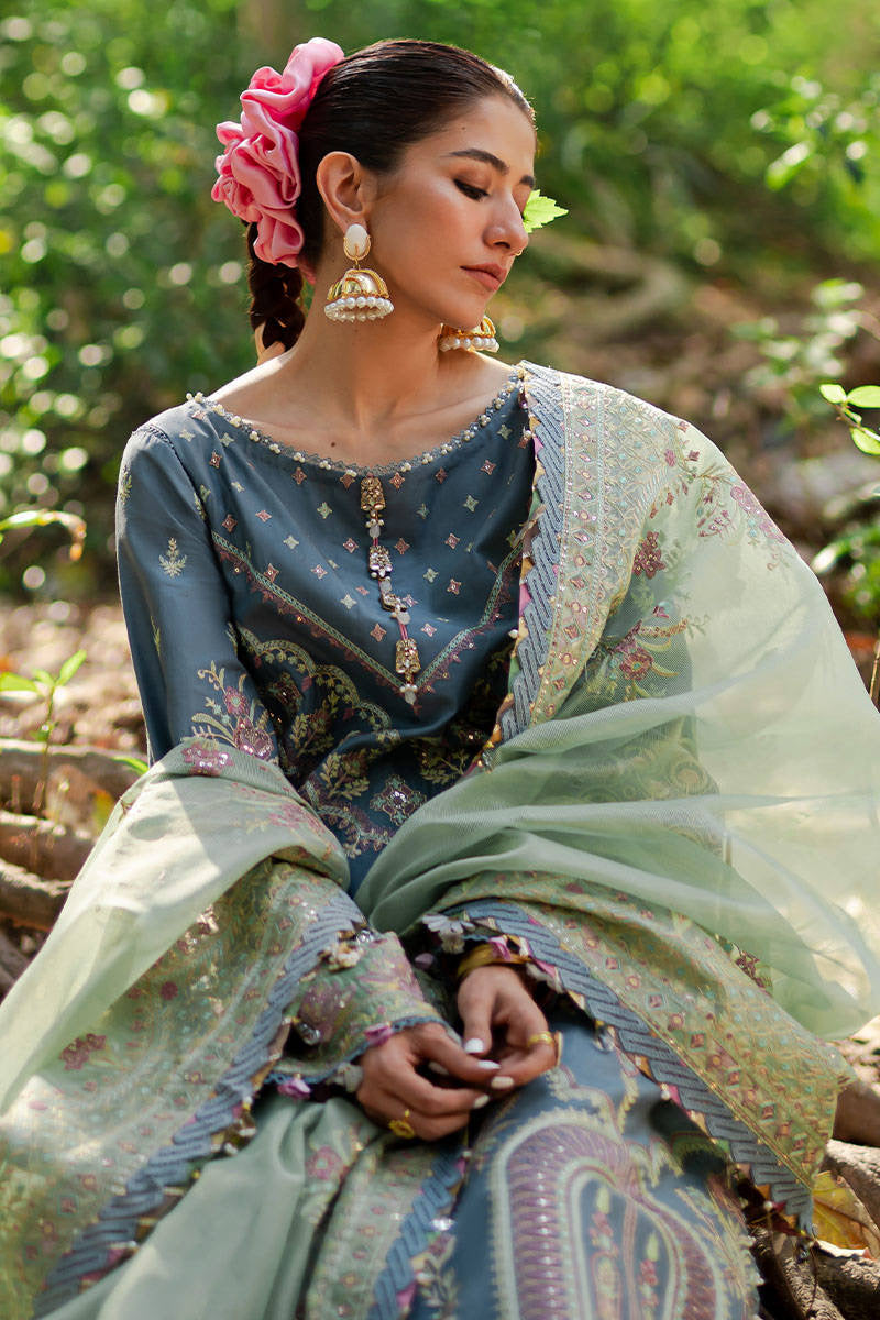 MNR Mohsin Naveed Ranjha Luxury lawn 2023 - Riwayat-e-khas