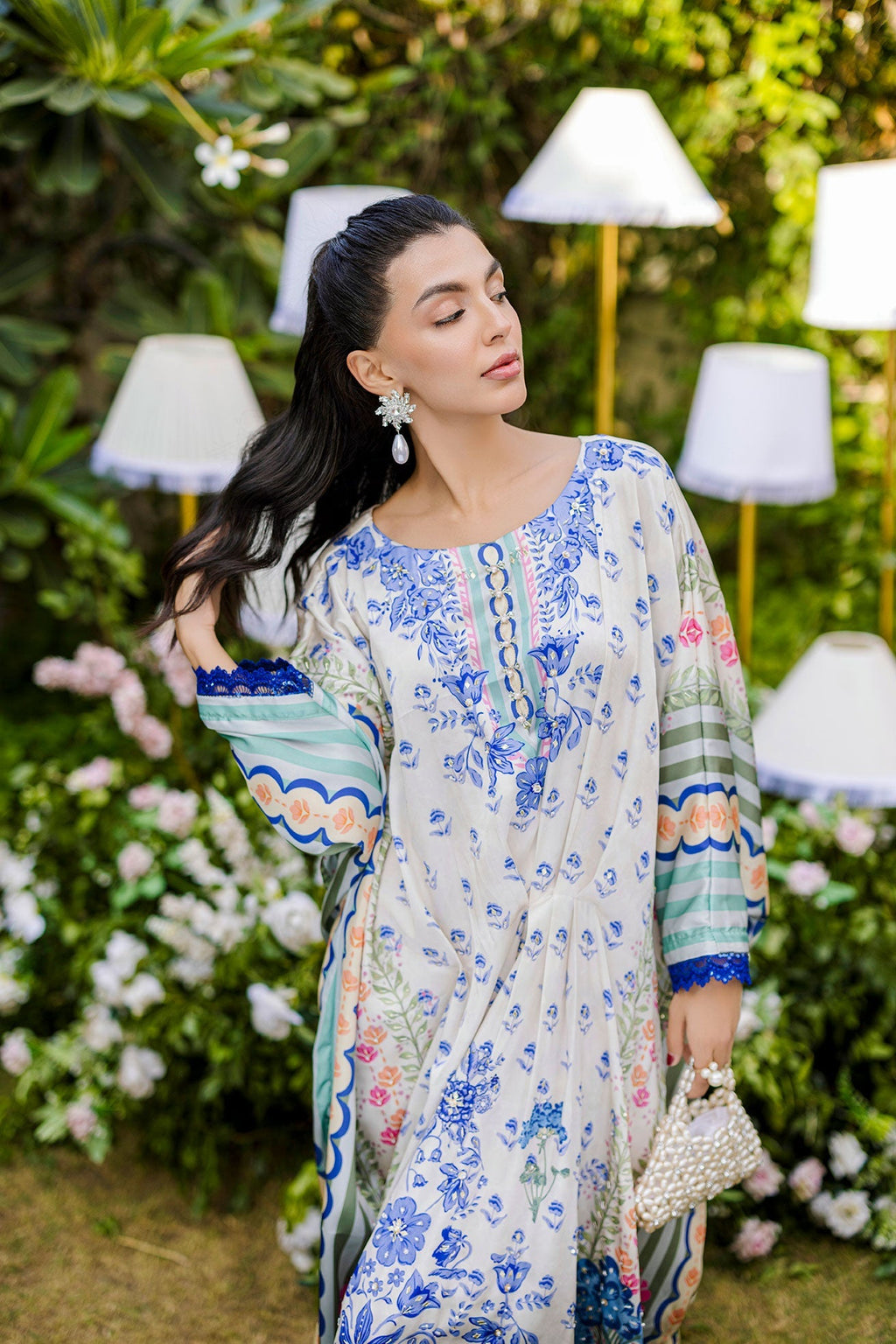 Dhanak | Silk Pret | MULTI HAND EMBELLISHED KAFTAN