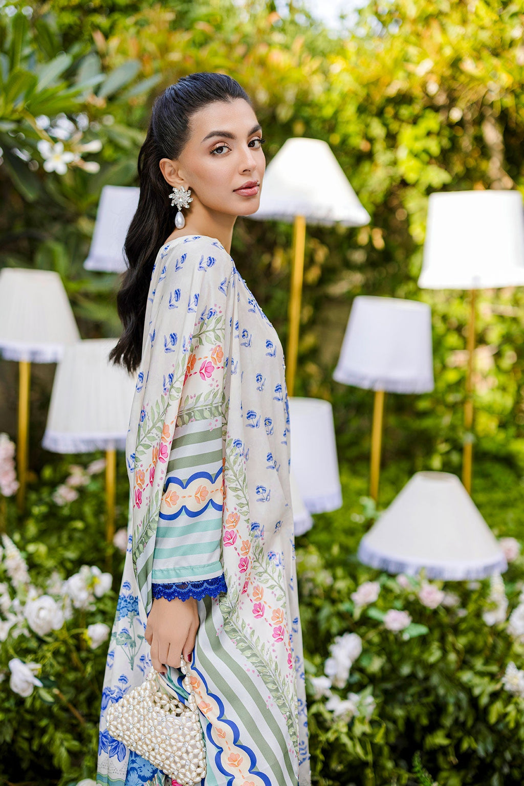 Dhanak | Silk Pret | MULTI HAND EMBELLISHED KAFTAN