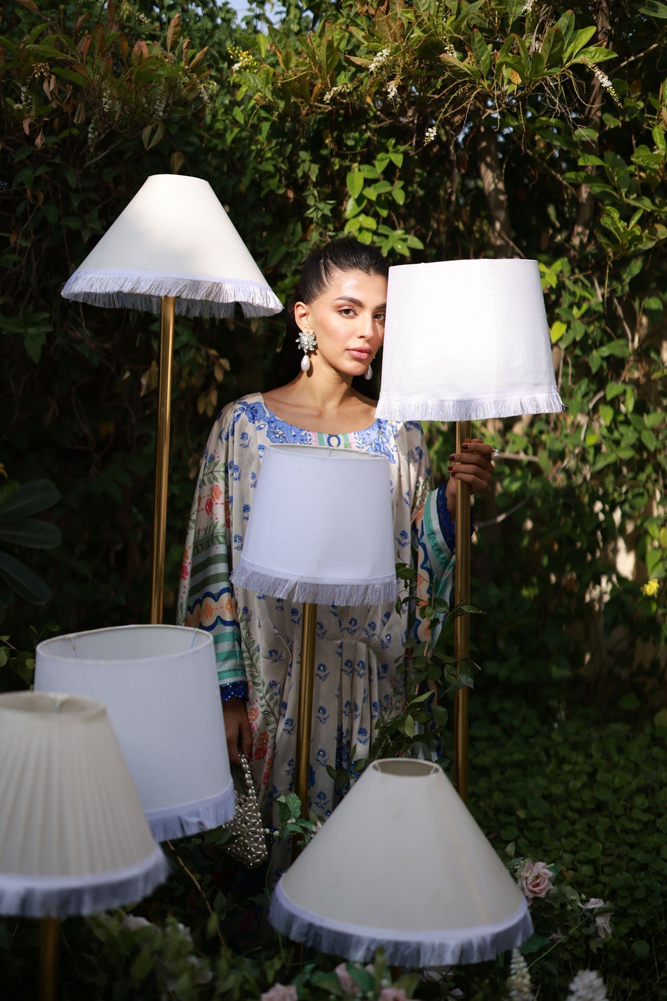 Dhanak | Silk Pret | MULTI HAND EMBELLISHED KAFTAN