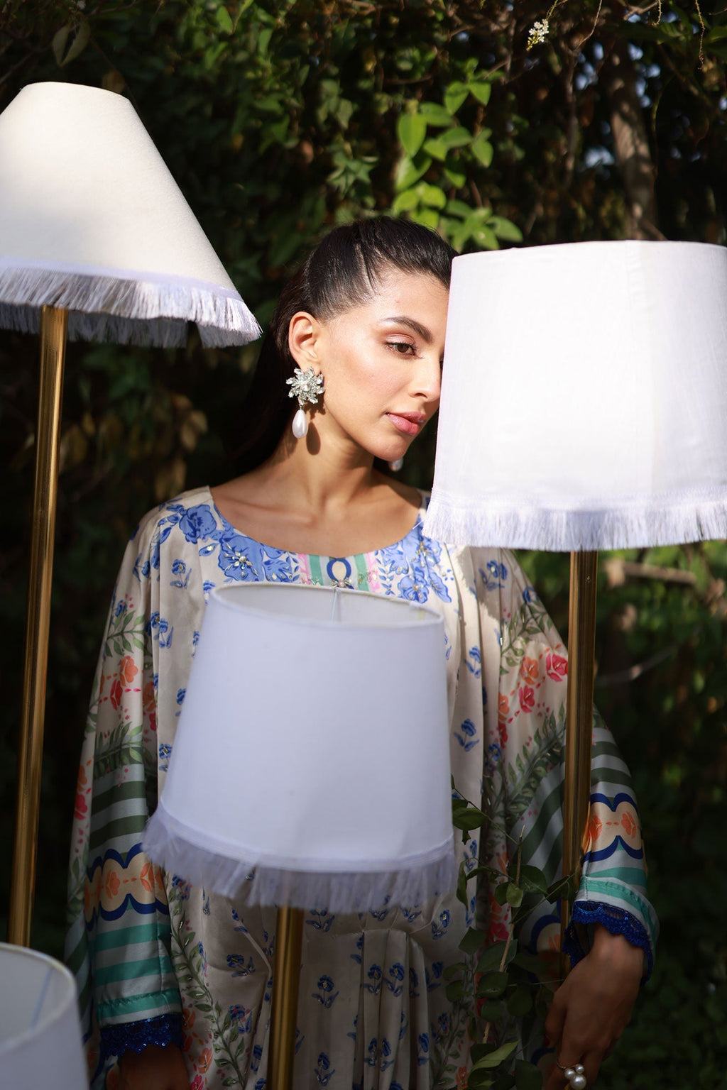 Dhanak | Silk Pret | MULTI HAND EMBELLISHED KAFTAN
