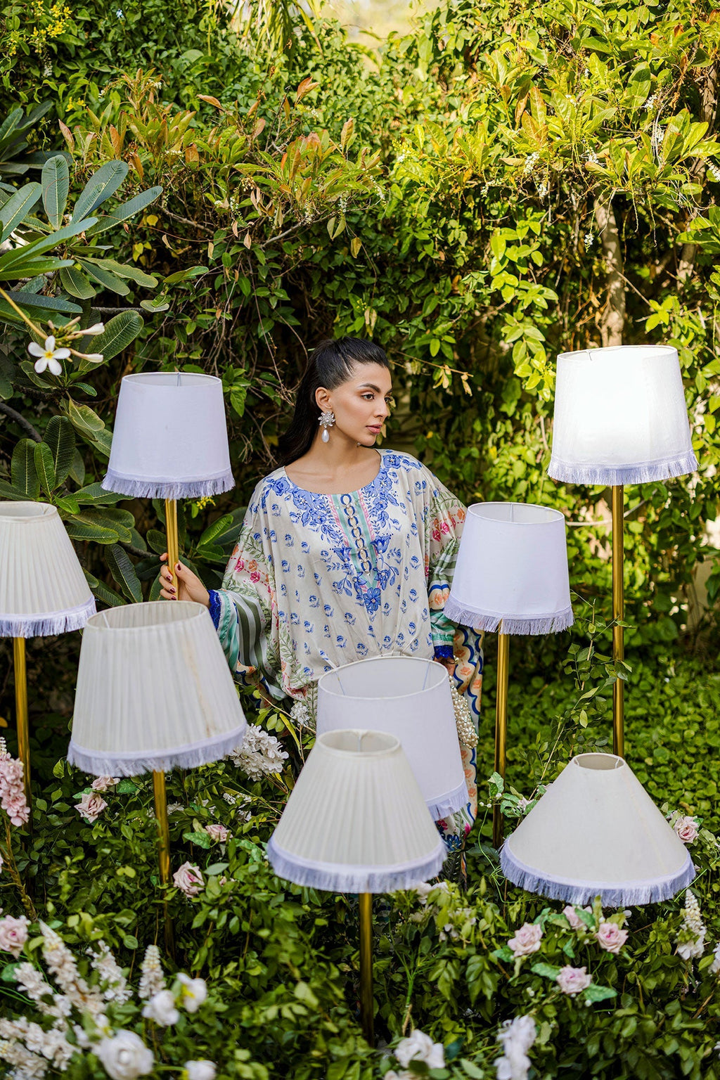 Dhanak | Silk Pret | MULTI HAND EMBELLISHED KAFTAN