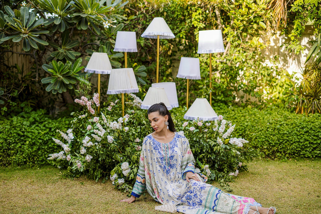 Dhanak | Silk Pret | MULTI HAND EMBELLISHED KAFTAN