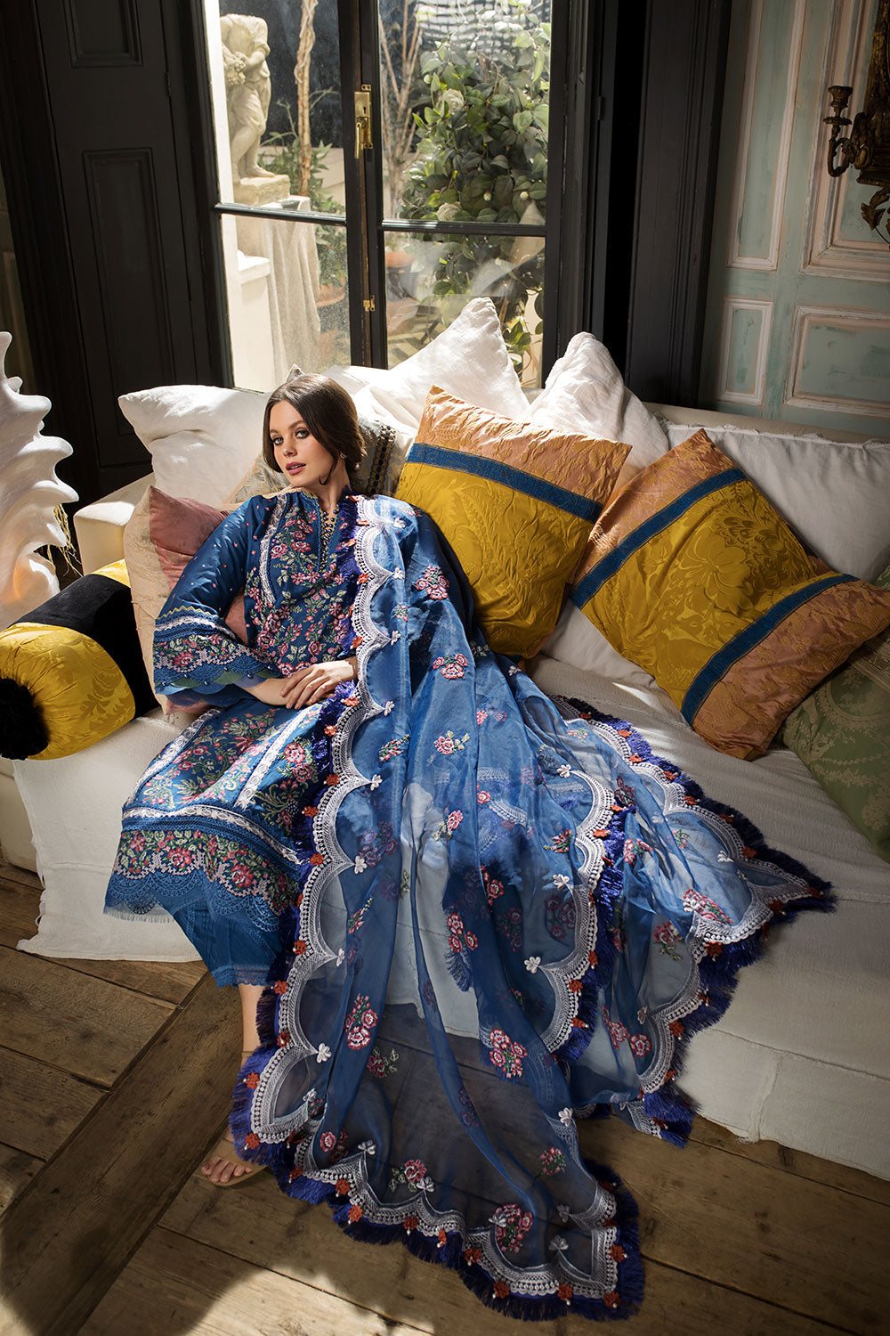 SOBIA NAZIR DESIGN 14A LUXURY LAWN 2023 - Riwayat-e-khas