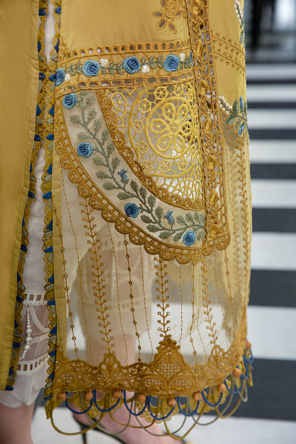 MARIA B EID COLLECTION UNSTITCHED EL-23-06-Mustard - Riwayat-e-khas