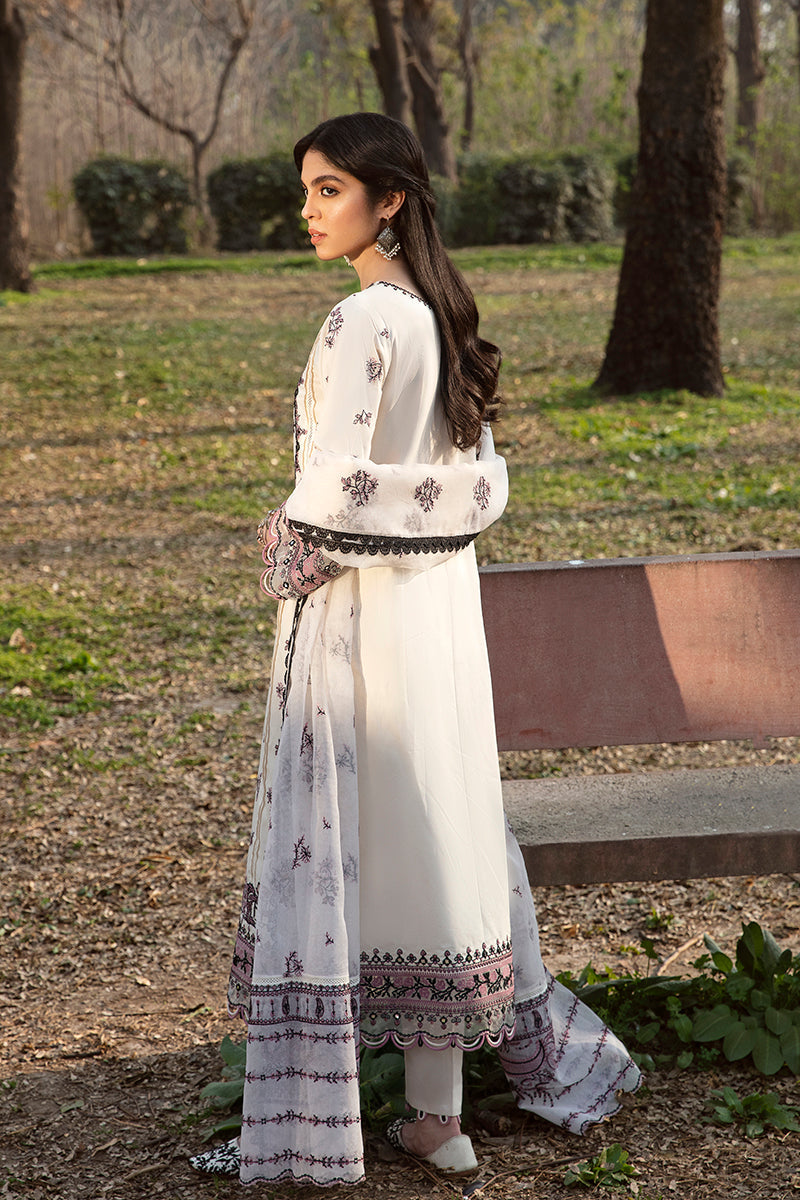QALAMKAR QLINE-AK-01 SIMA-LAWN COLLECTION'23 - Riwayat-e-khas