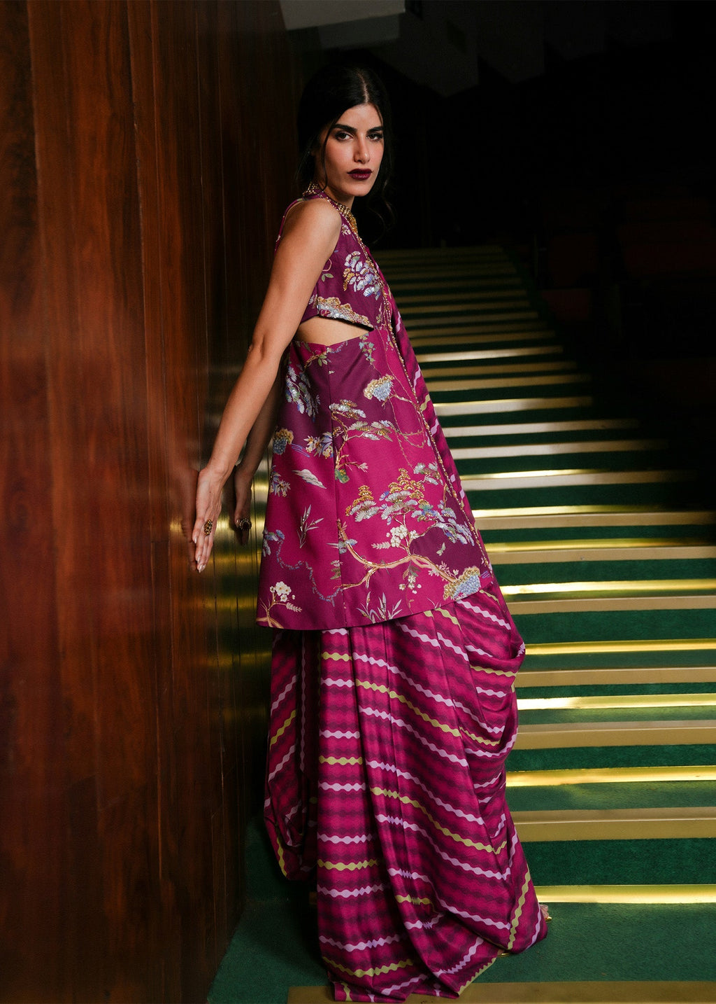 Crimson | Crimson Eid Prints | Dilruba - Plum