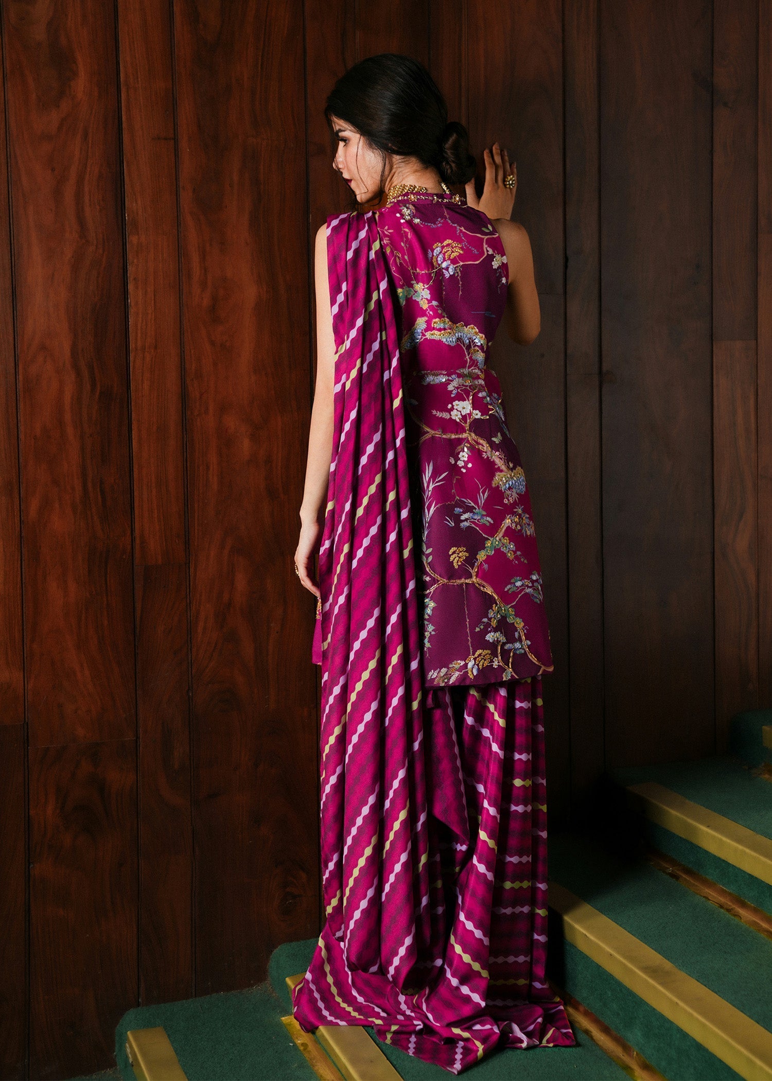 Crimson | Crimson Eid Prints | Dilruba - Plum