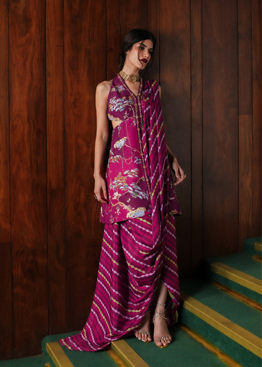 Crimson | Crimson Eid Prints | Dilruba - Plum