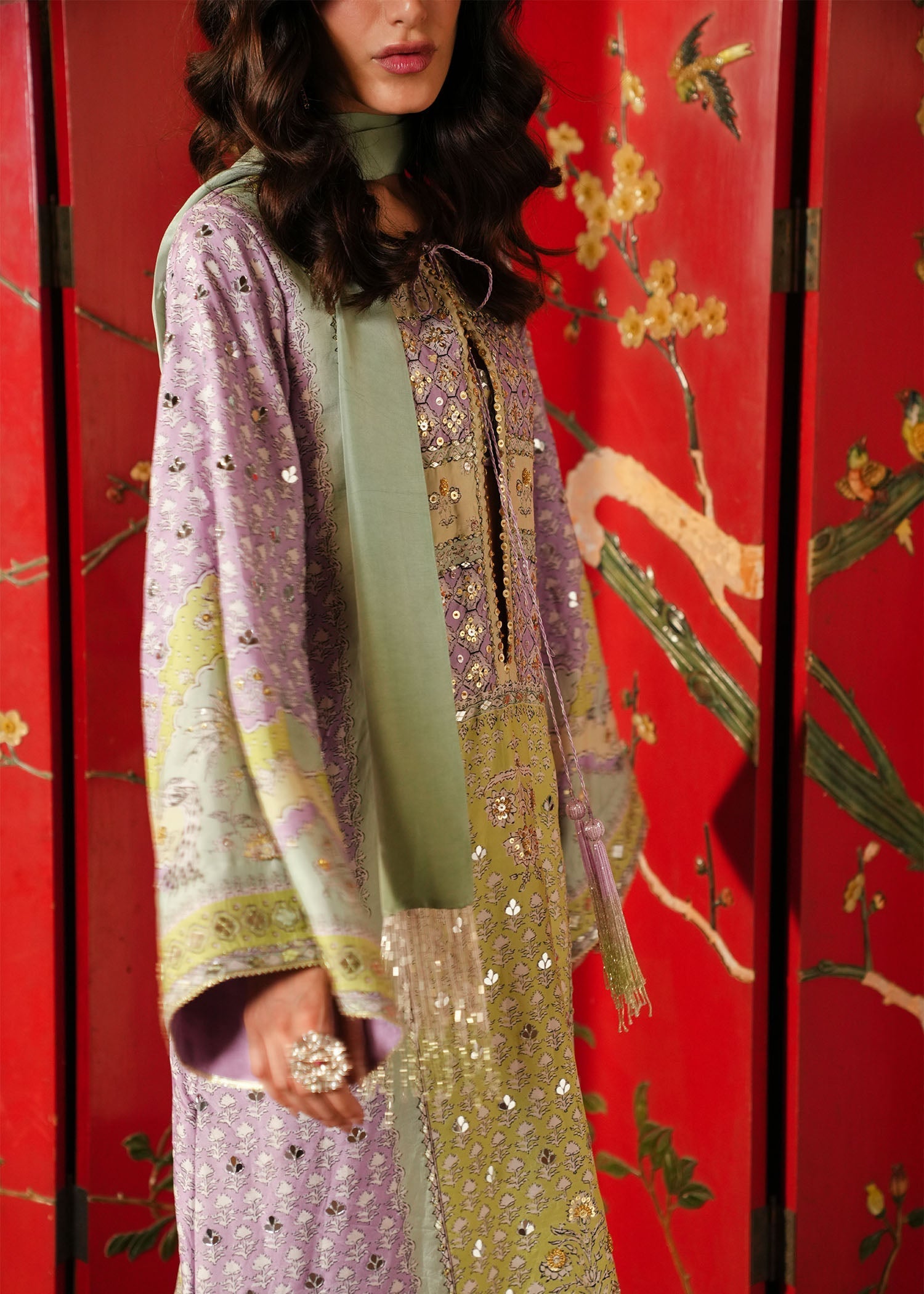 Crimson | Crimson Eid Prints | Jhilmil - Lilac