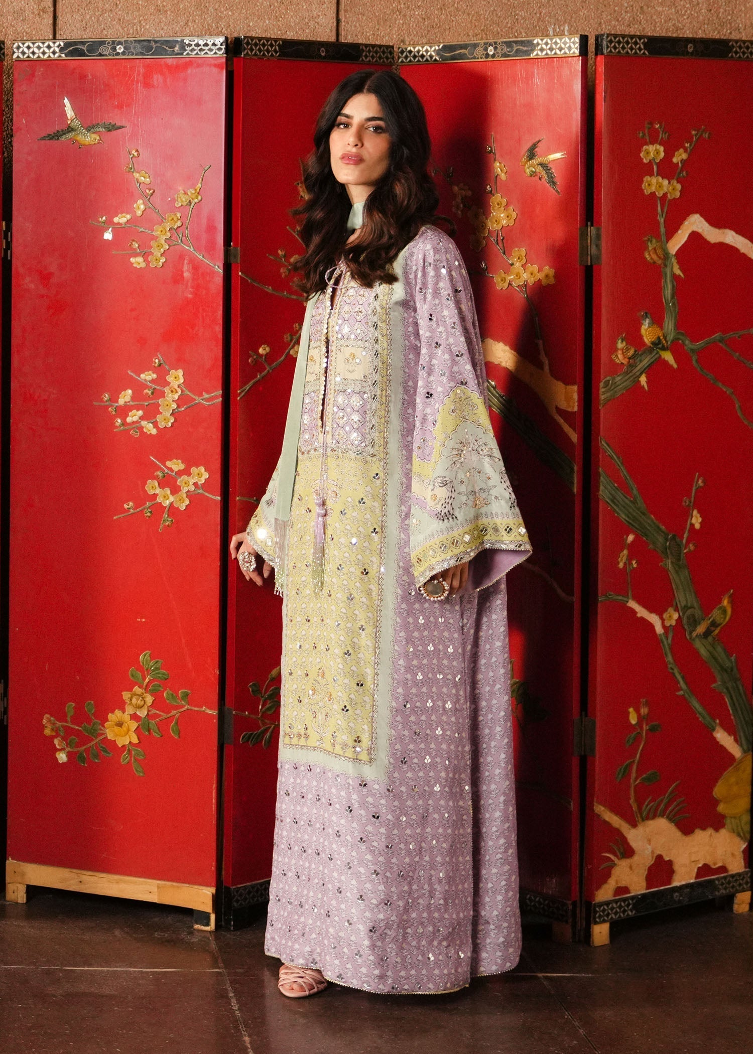 Crimson | Crimson Eid Prints | Jhilmil - Lilac