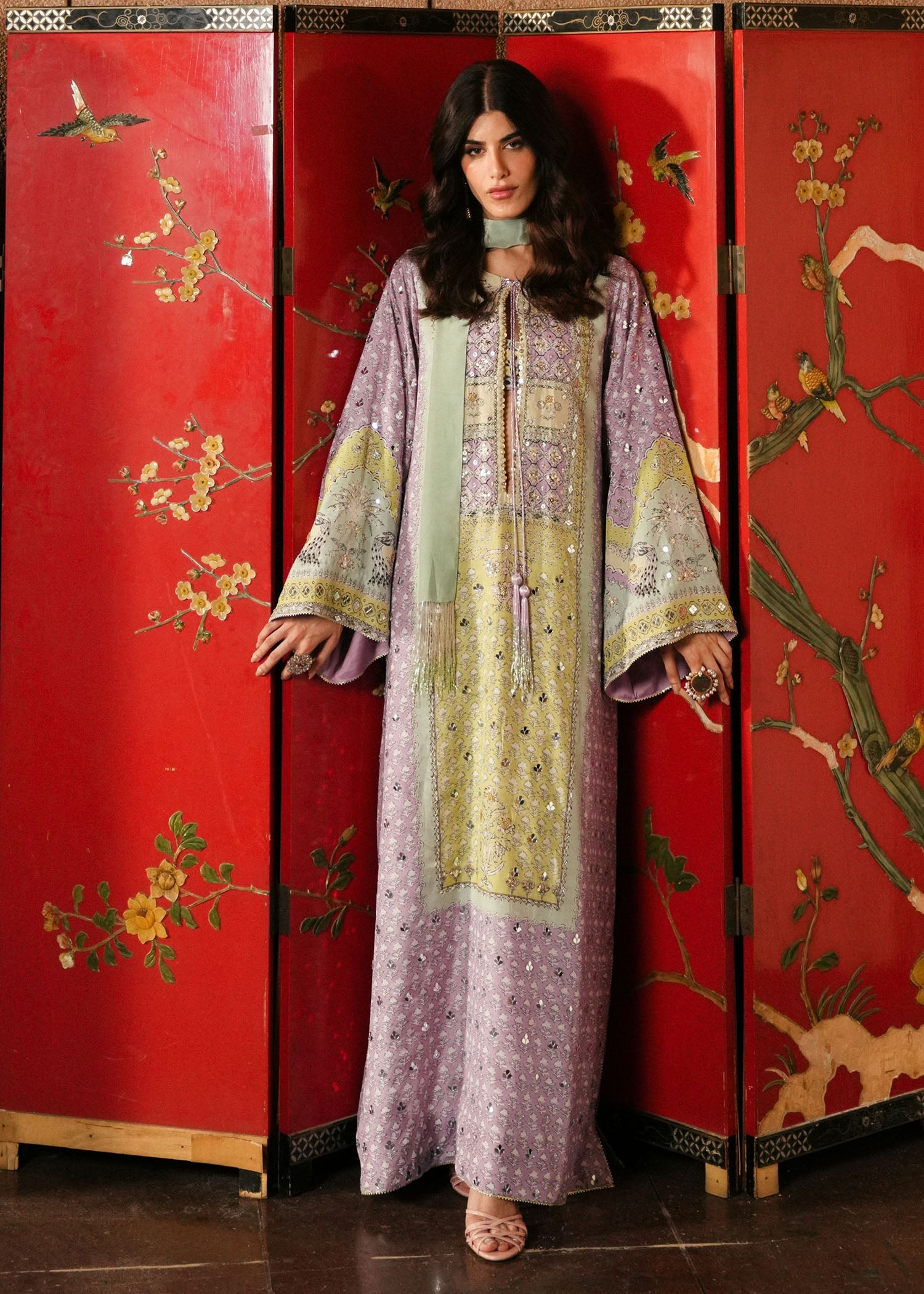 Crimson | Crimson Eid Prints | Jhilmil - Lilac