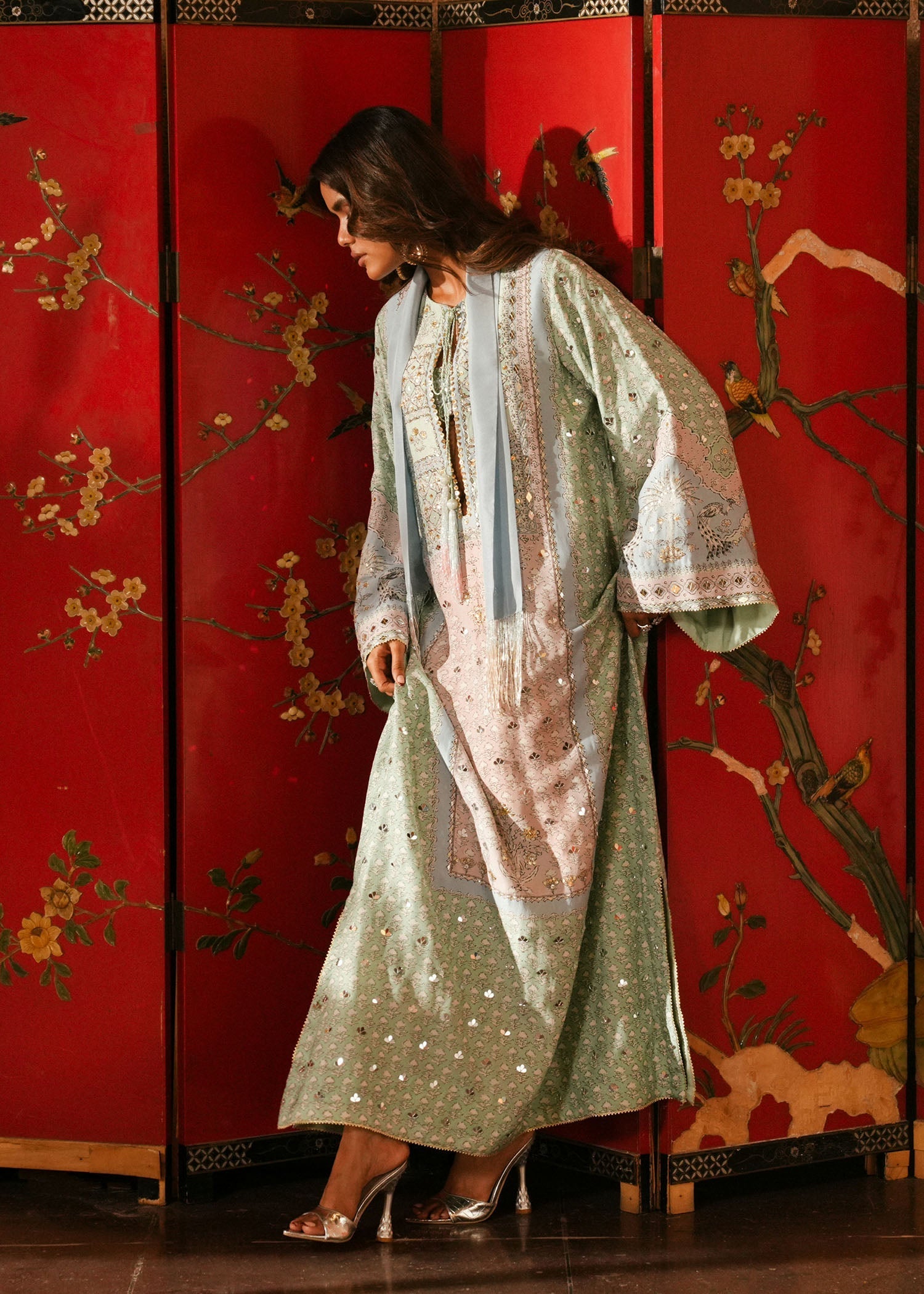 Crimson | Crimson Eid Prints | Jhilmil - Mint