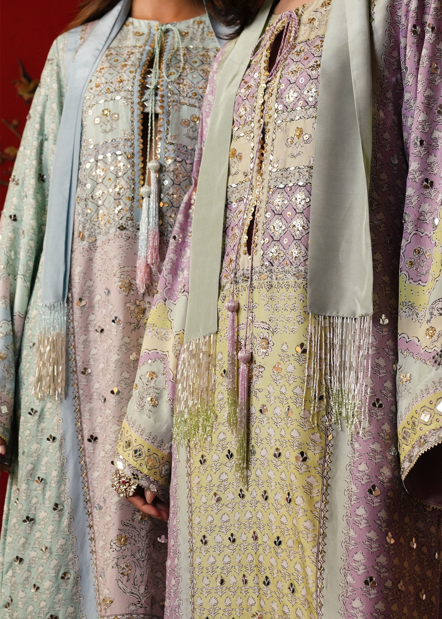 Crimson | Crimson Eid Prints | Jhilmil - Mint