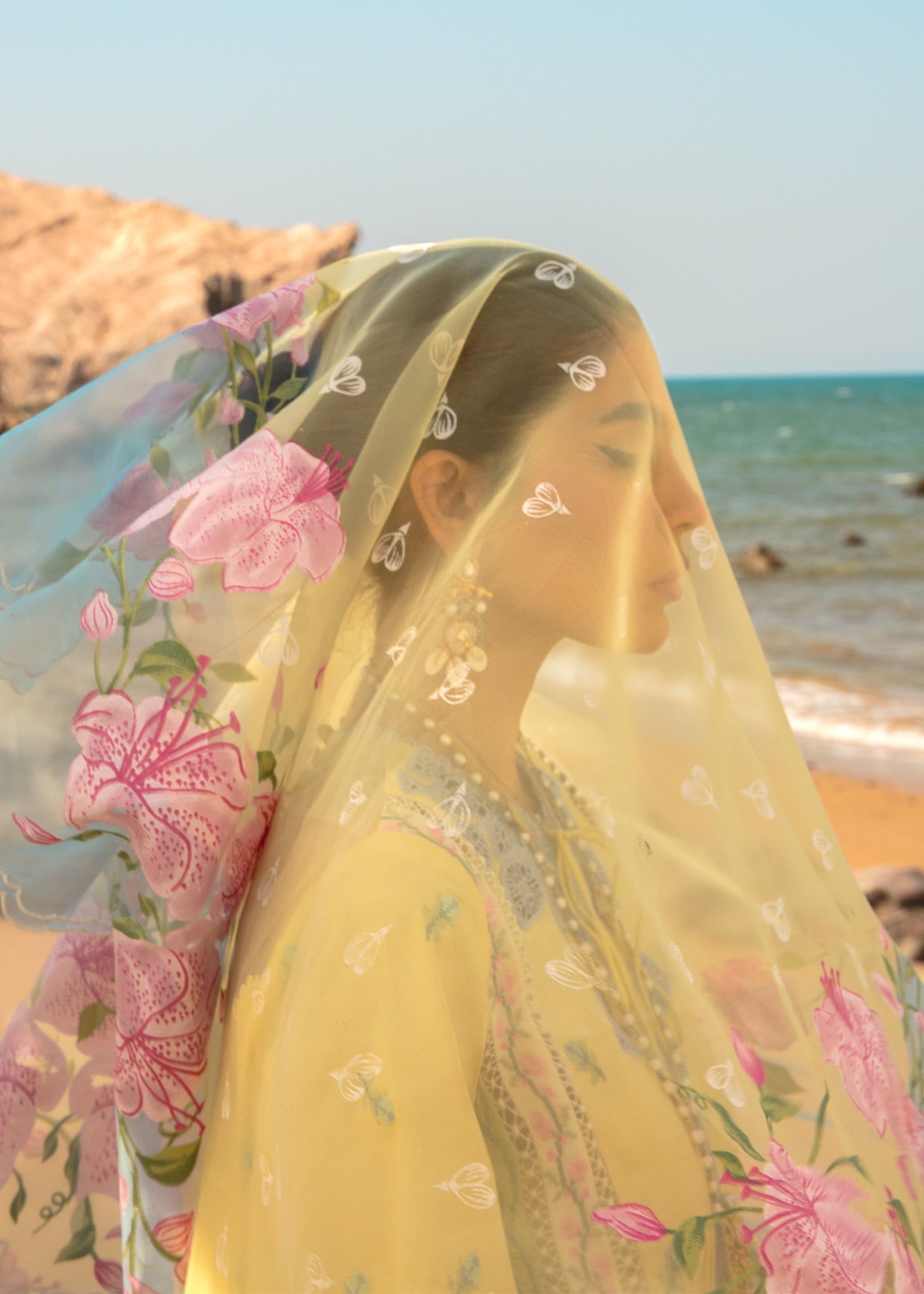 CRIMSON Embroidered Lawn Summer Collection D5-B - Riwayat-e-khas