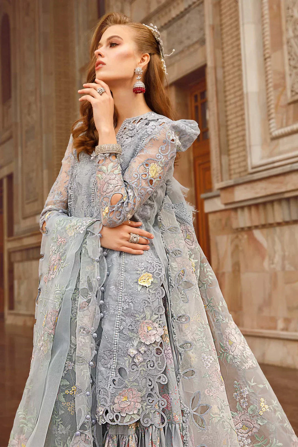 Maria B D-2304-B Luxury Lawn Collection - Riwayat-e-khas