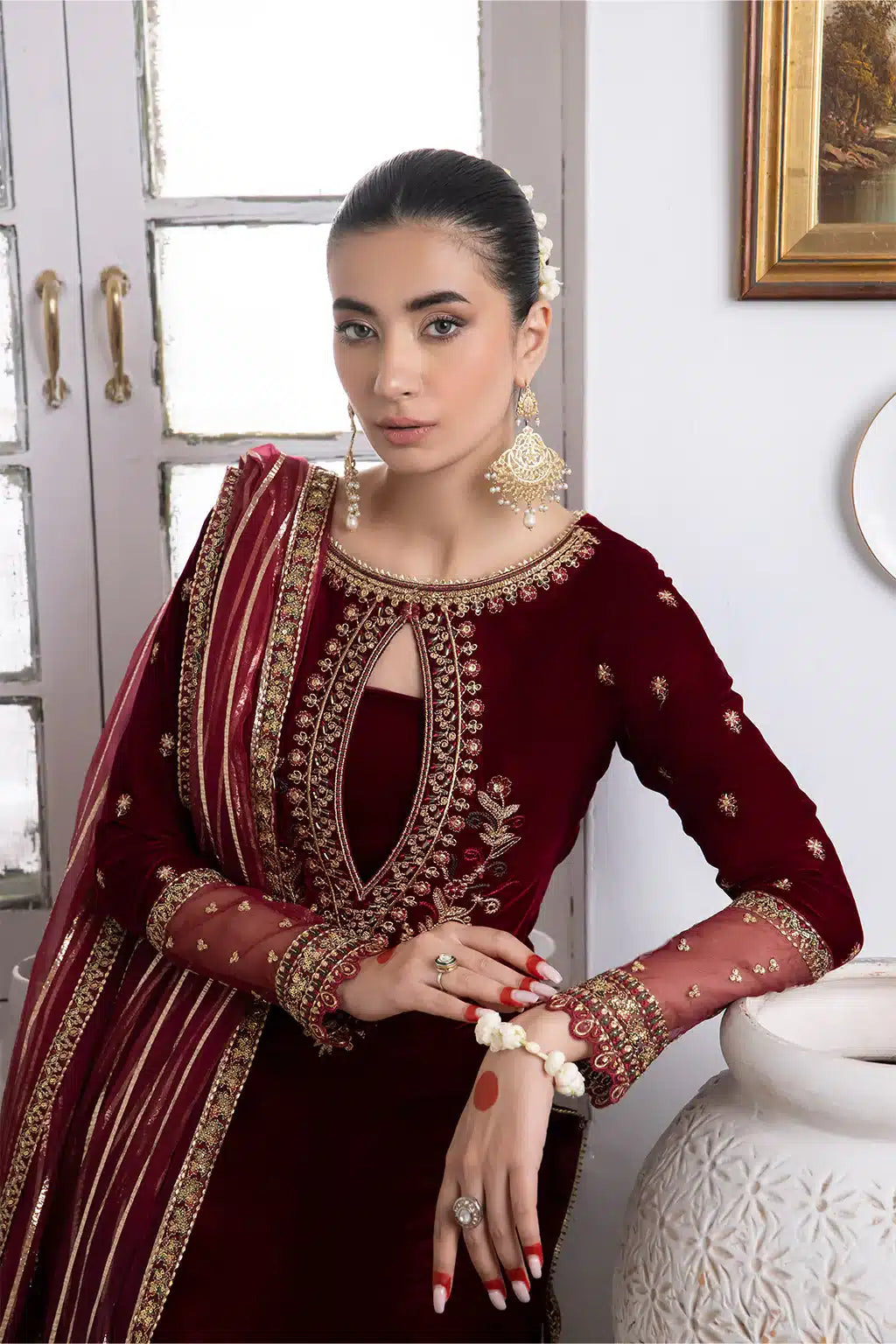 Iznik | Festive Velvet 23 | IV-26 MARASIM - House Of Anaya