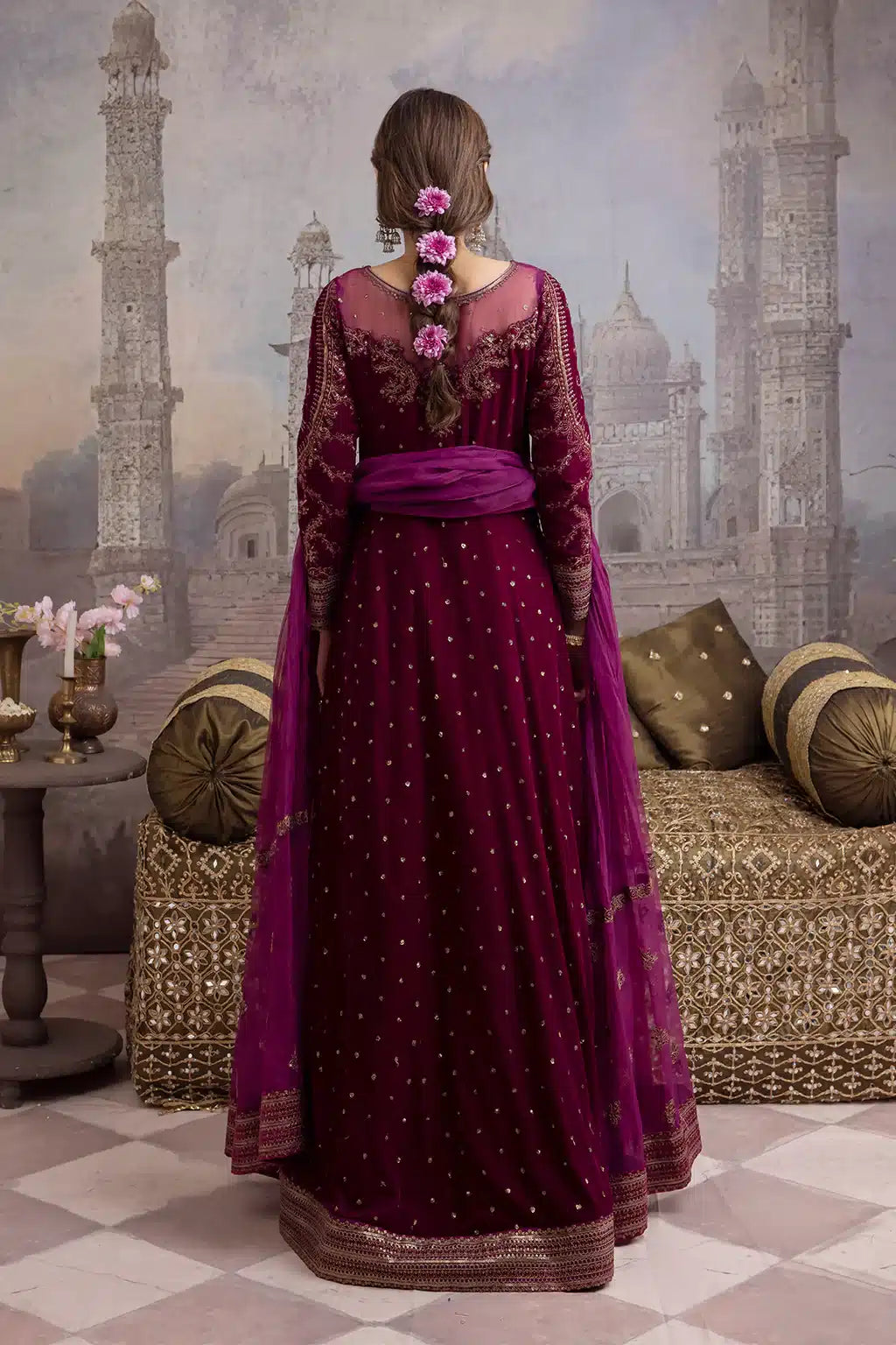 Iznik | Festive Velvet 23 | IV-24 RUMMANA - House Of Anaya