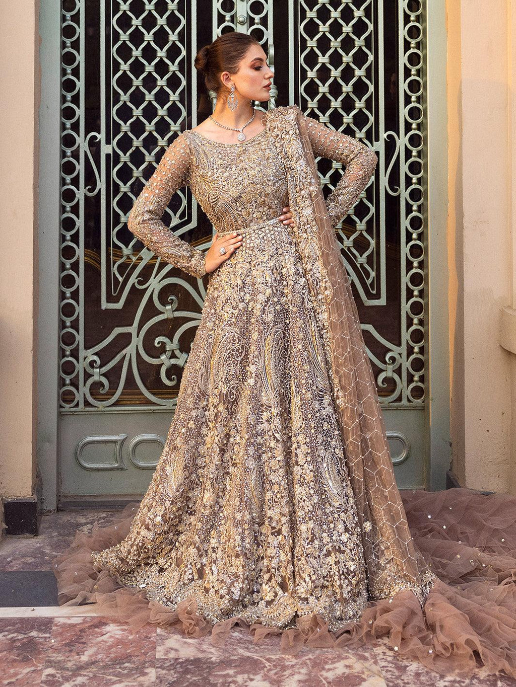 Reverie Bridal - Chartreuse - Riwayat-e-khas