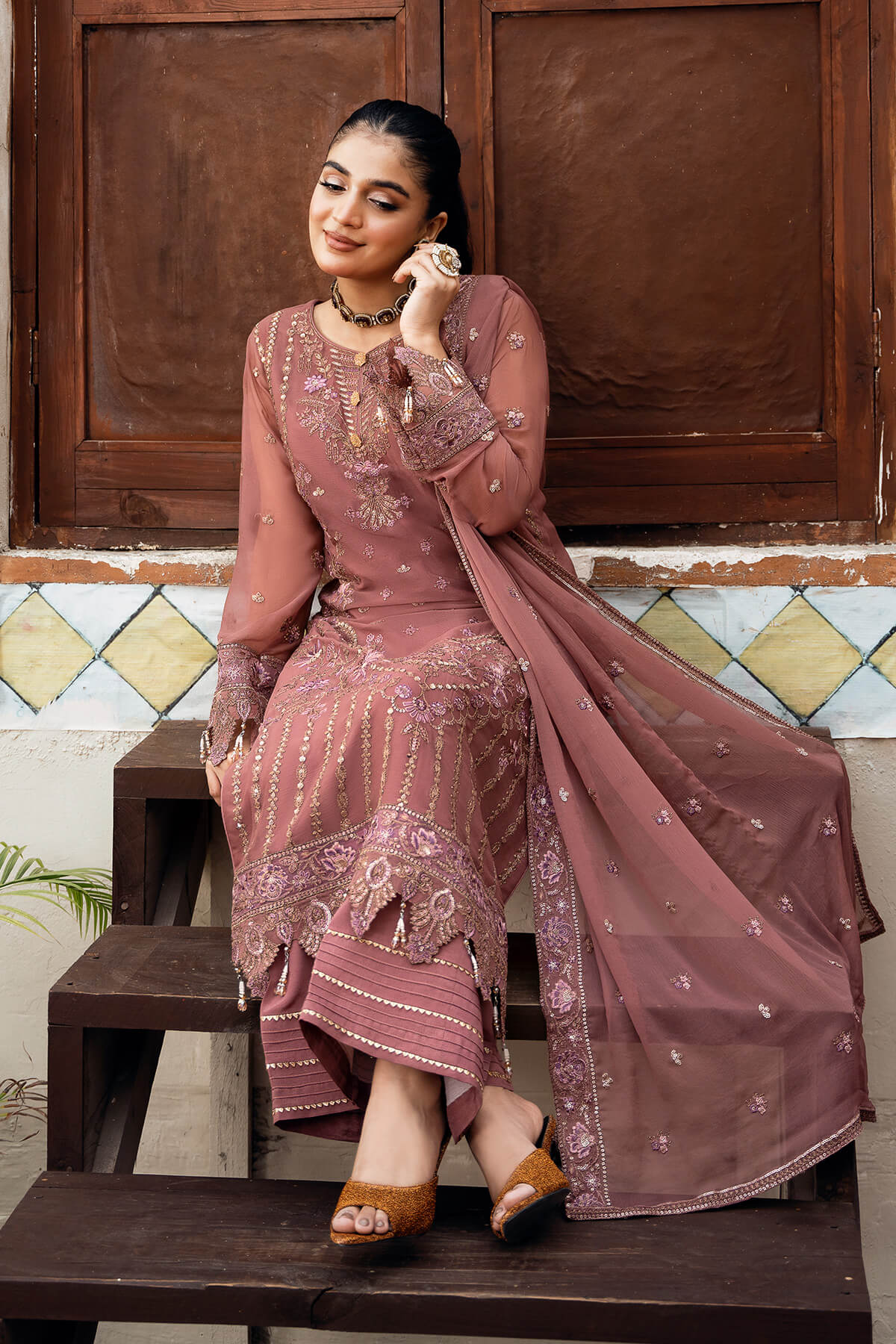 Imrozia Premium | Sitarah Luxury Chiffon 24 | I-216 Parnoor
