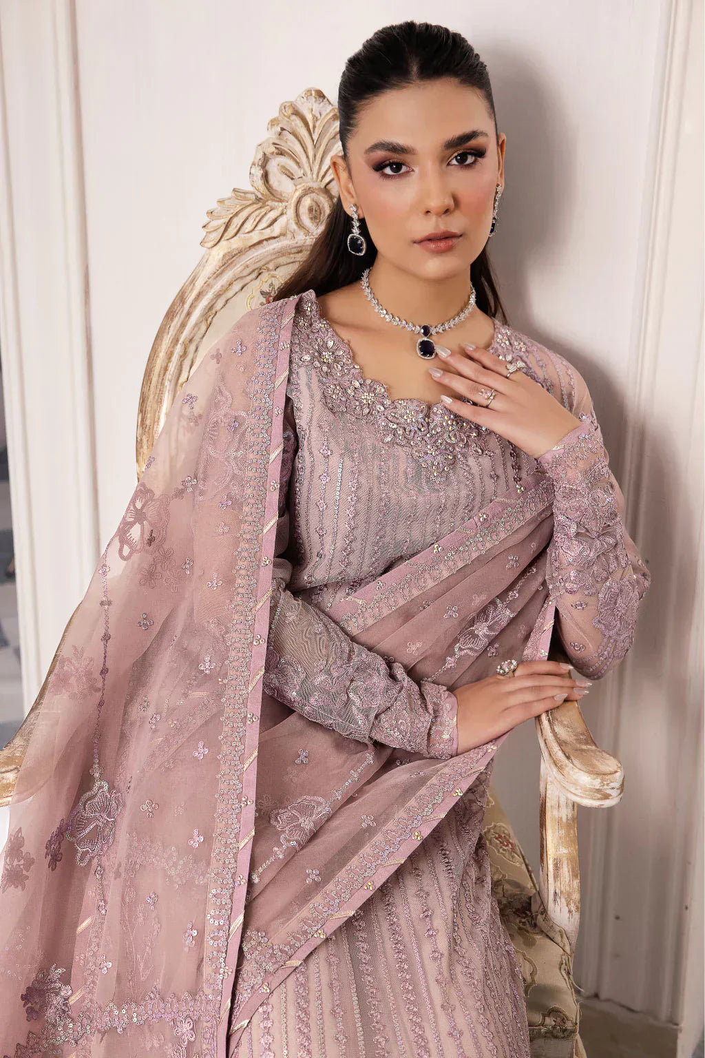 Iznik | Chinnon Chiffon | CC-39 BAREEN - House Of Anaya