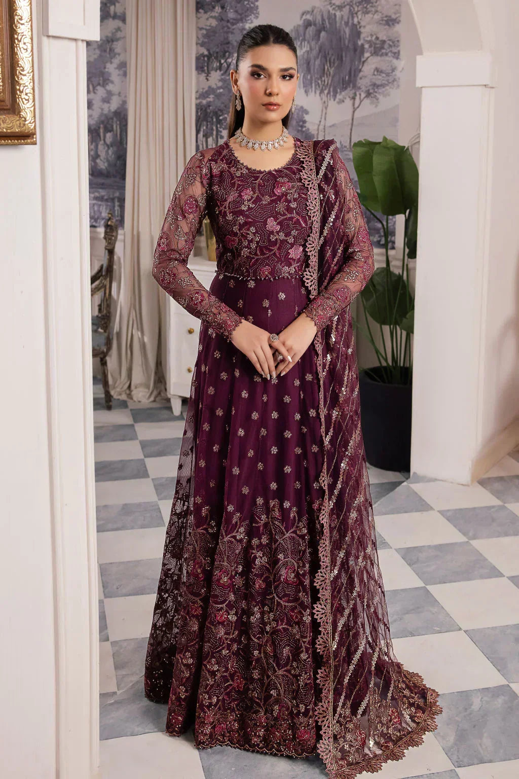Iznik | Chinnon Chiffon | CC-37 AIDA - House Of Anaya
