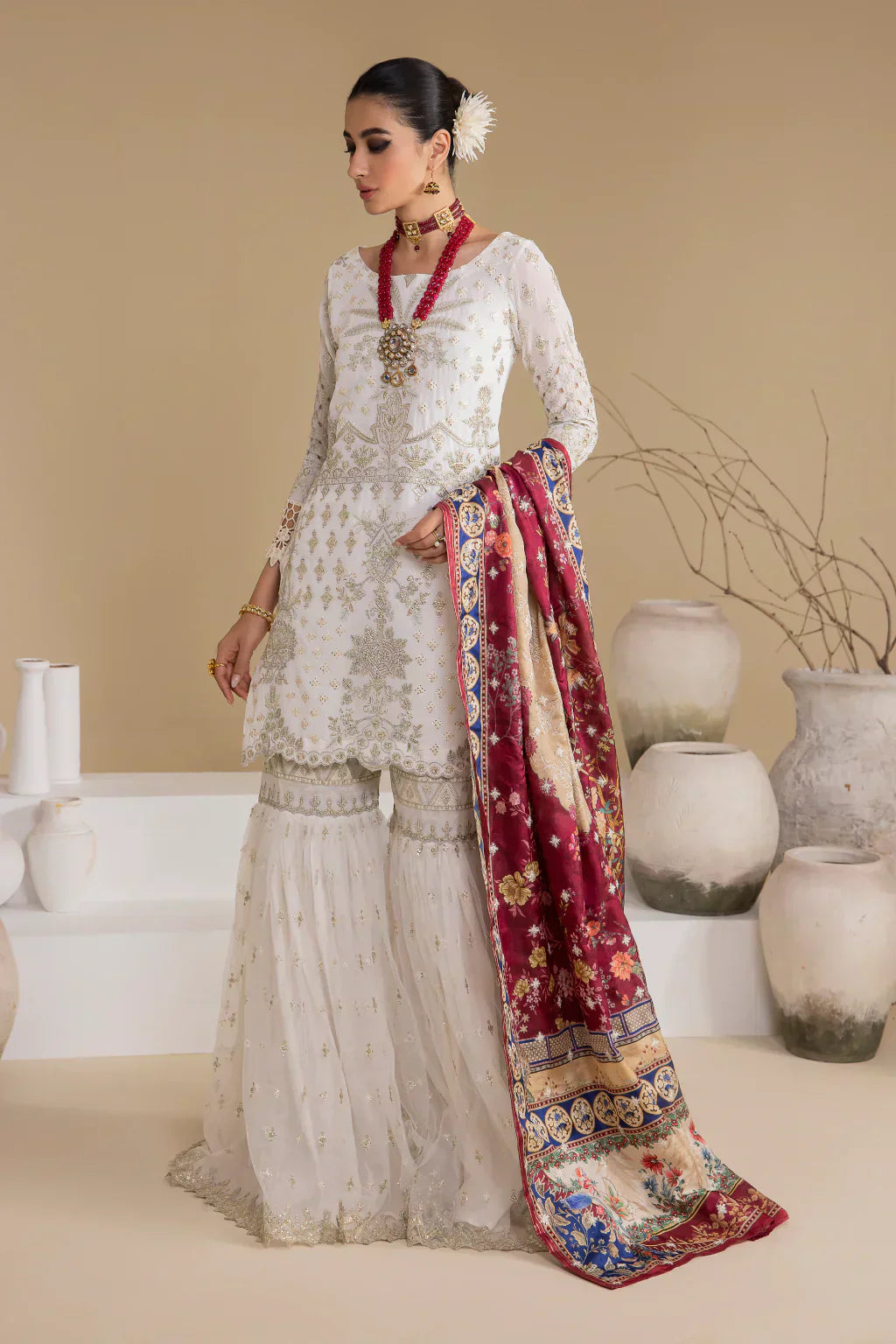 Iznik | Chinnon Chiffon | CC-24 BIANCA - House Of Anaya