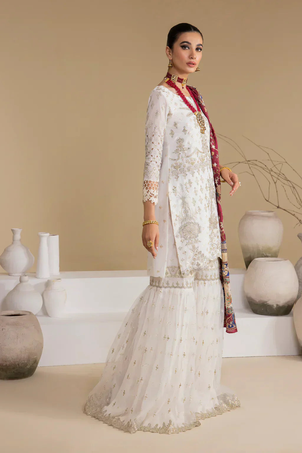 Iznik | Chinnon Chiffon | CC-24 BIANCA - House Of Anaya