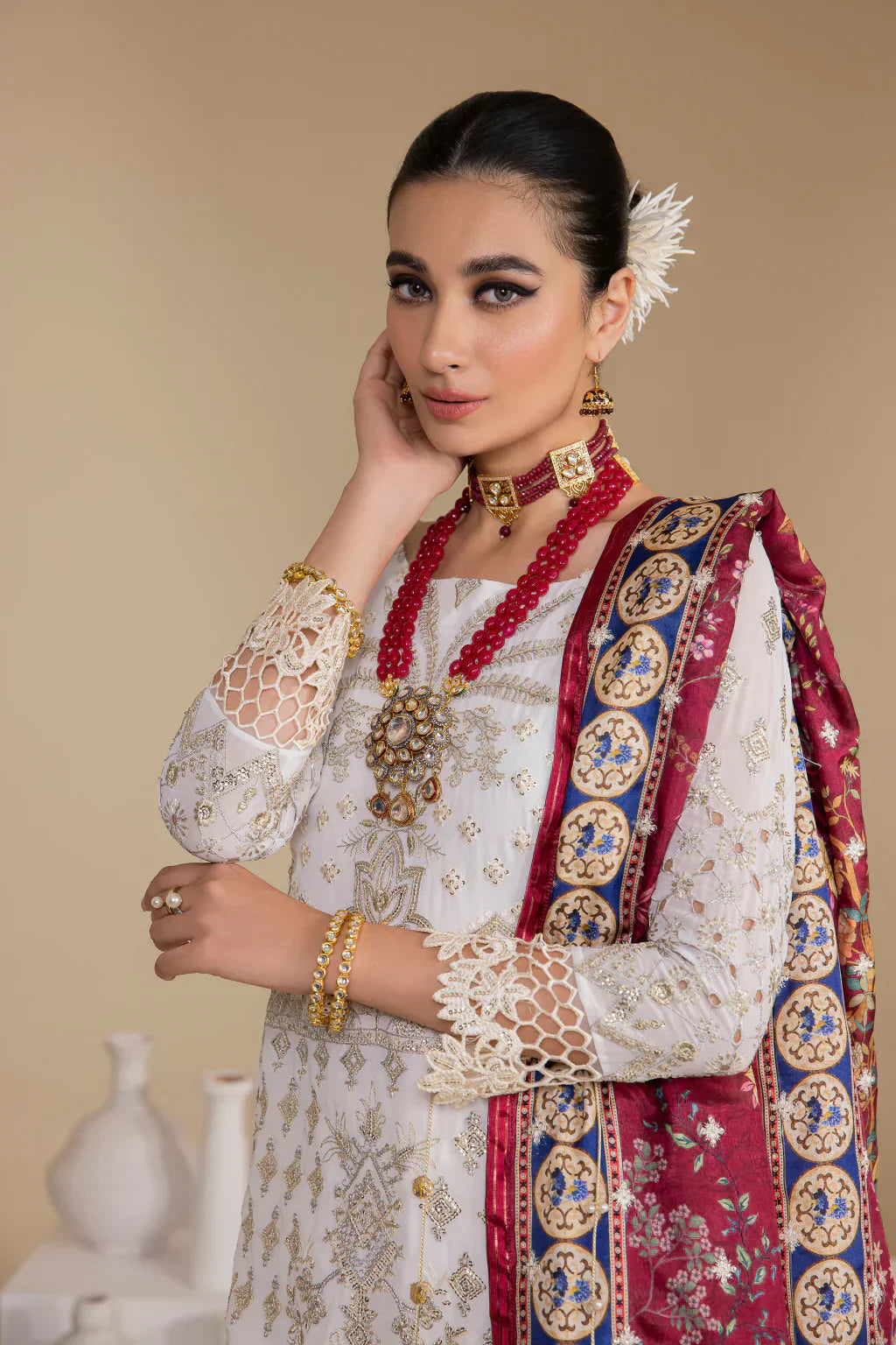 Iznik | Chinnon Chiffon | CC-24 BIANCA - House Of Anaya