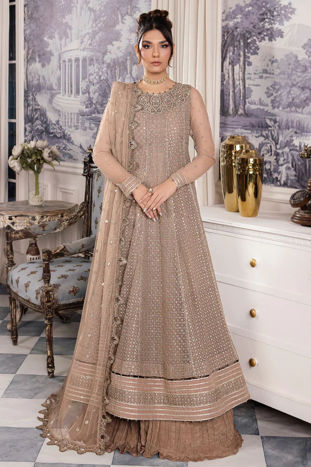 Iznik | Chinnon Chiffon | CC-36 DAMIYAH - House Of Anaya
