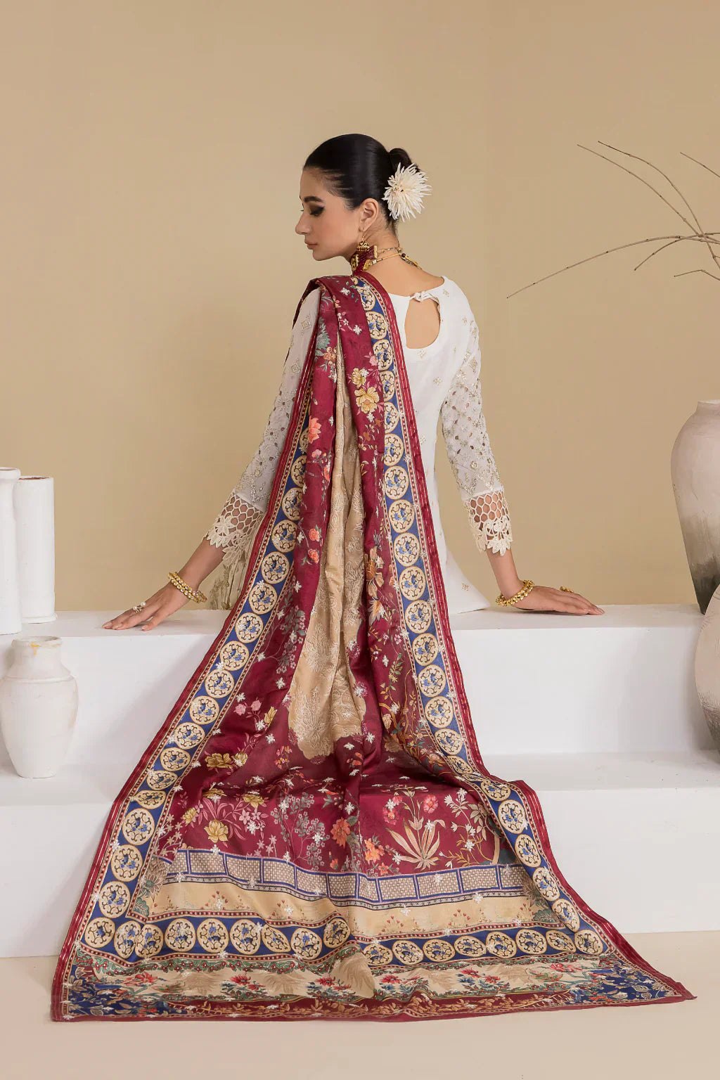 Iznik | Chinnon Chiffon | CC-24 BIANCA - House Of Anaya