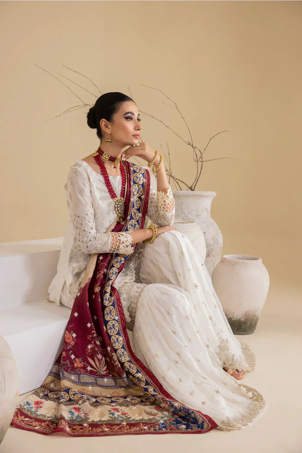 Iznik | Chinnon Chiffon | CC-24 BIANCA - House Of Anaya