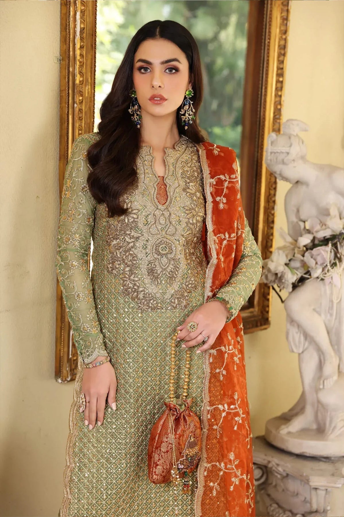 Musferah Saad | Enchante Formals | Jade Elegance - Riwayat e Khas