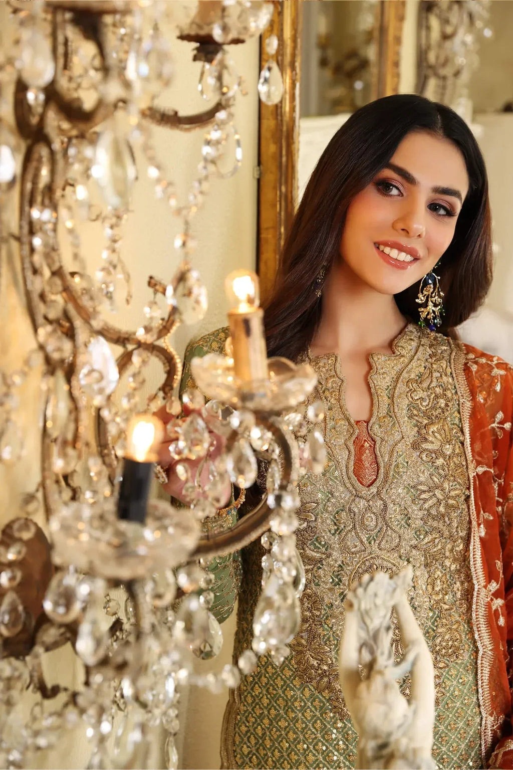 Musferah Saad | Enchante Formals | Jade Elegance - Riwayat e Khas