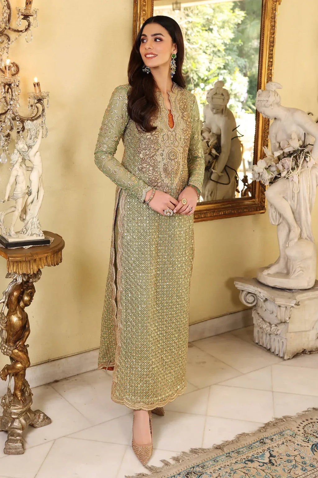 Musferah Saad | Enchante Formals | Jade Elegance - Riwayat e Khas