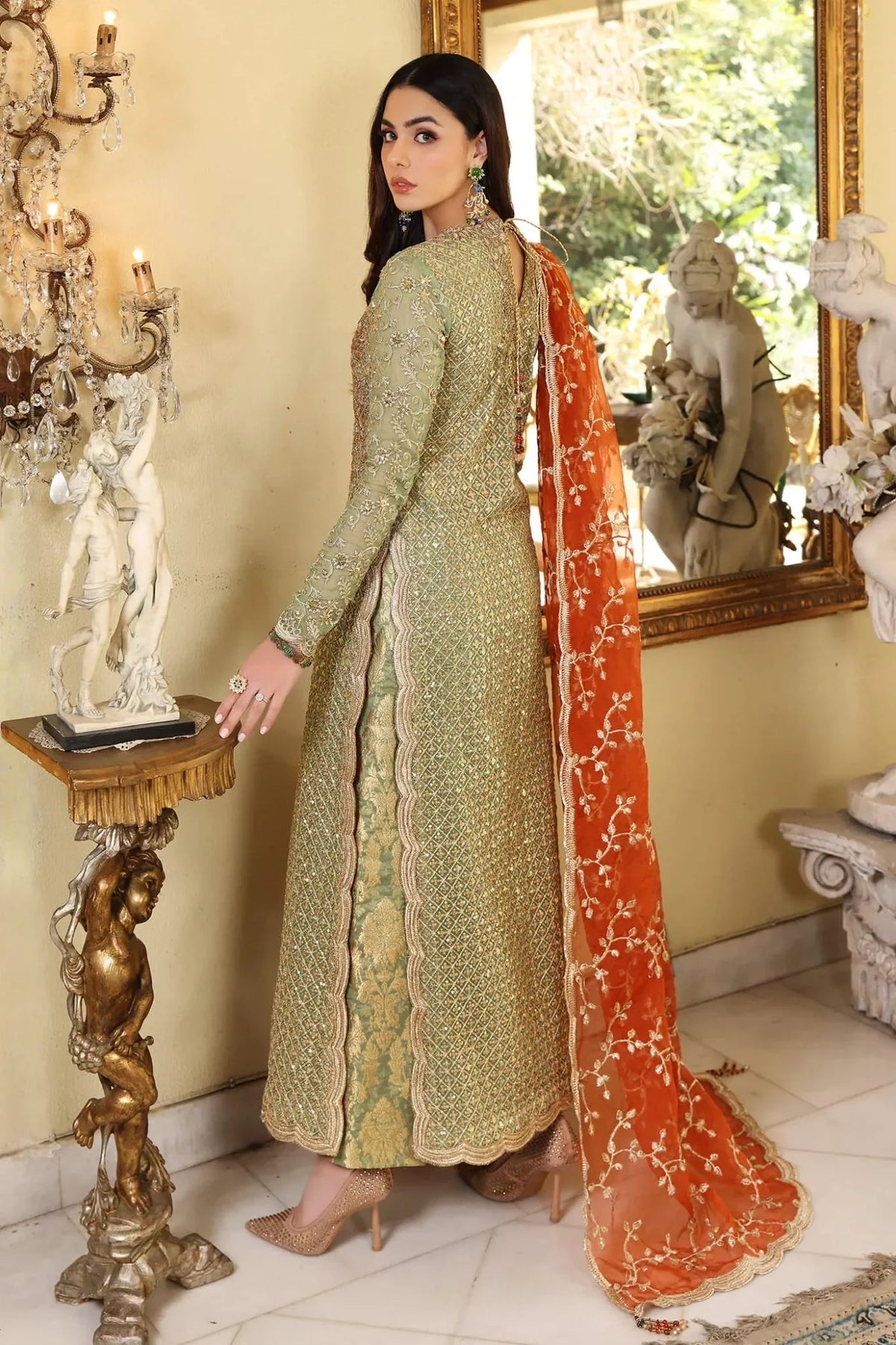 Musferah Saad | Enchante Formals | Jade Elegance - Riwayat e Khas