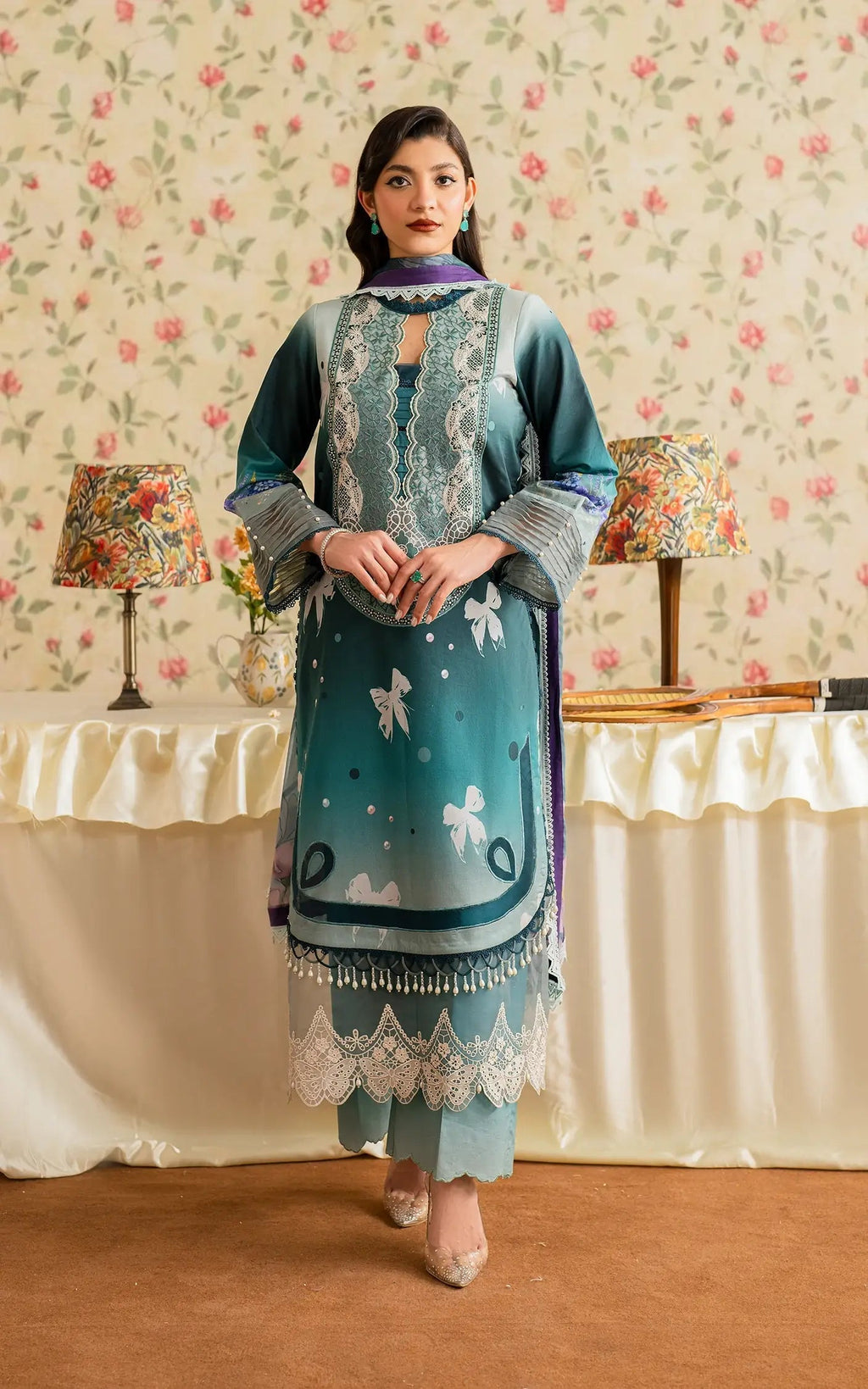Asifa and Nabeel | Meraki Vintage 25 | Jal (MVL25-09) - House Of Anaya