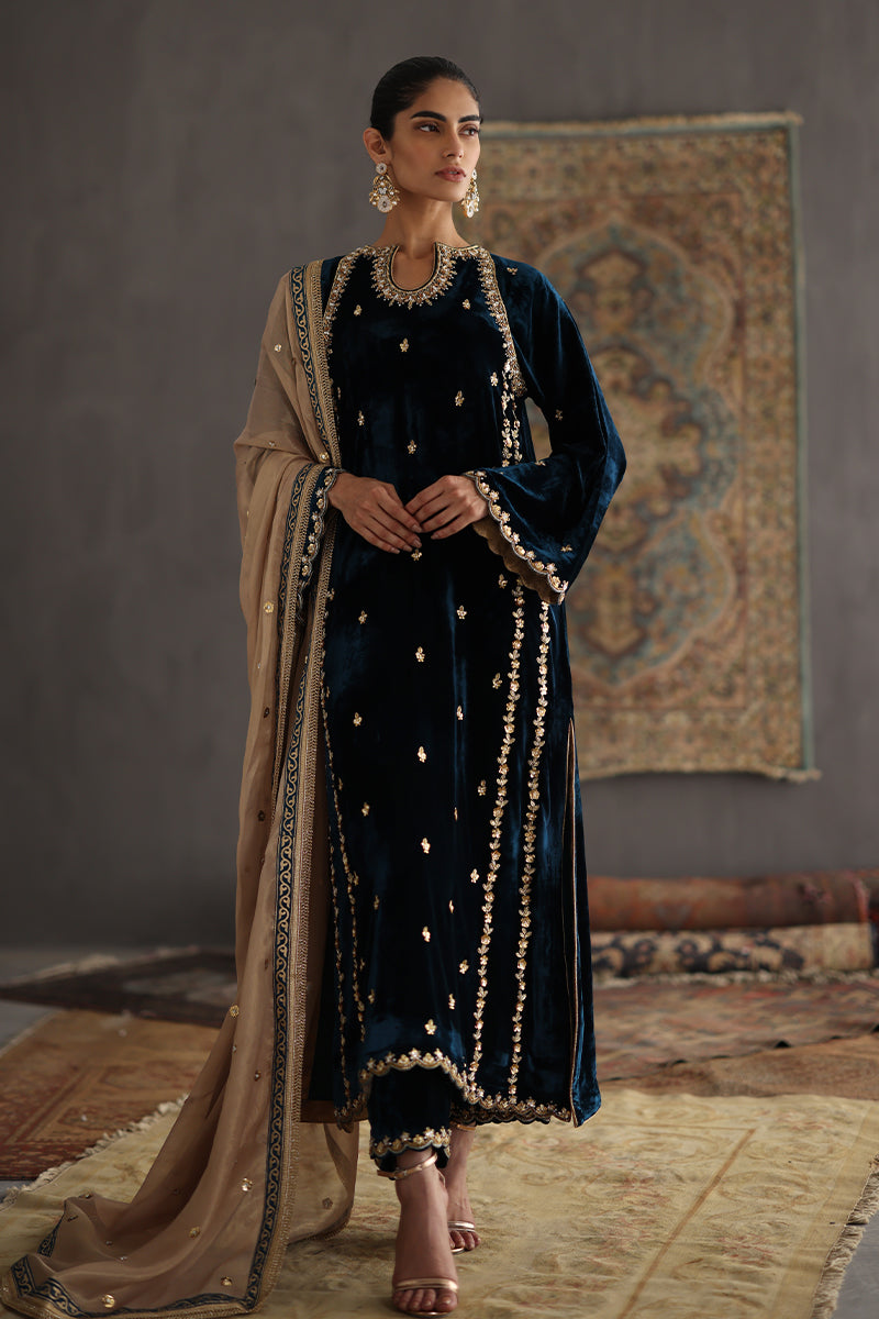 Sana Abbas | Velvet Formals | JOLINE - Riwayat-e-Khas