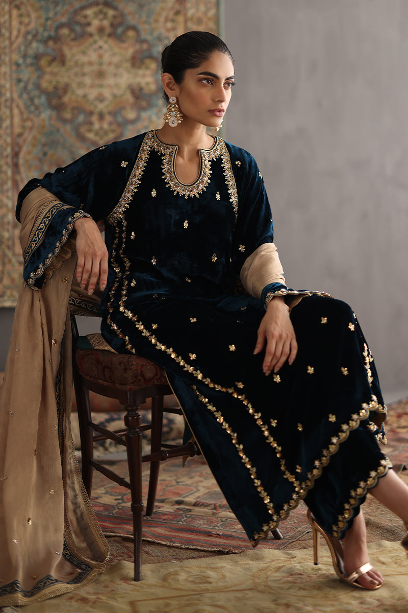 Sana Abbas | Velvet Formals | JOLINE - Riwayat-e-Khas