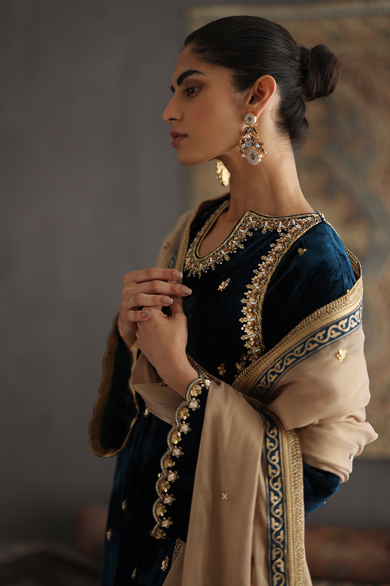 Sana Abbas | Velvet Formals | JOLINE - Riwayat-e-Khas