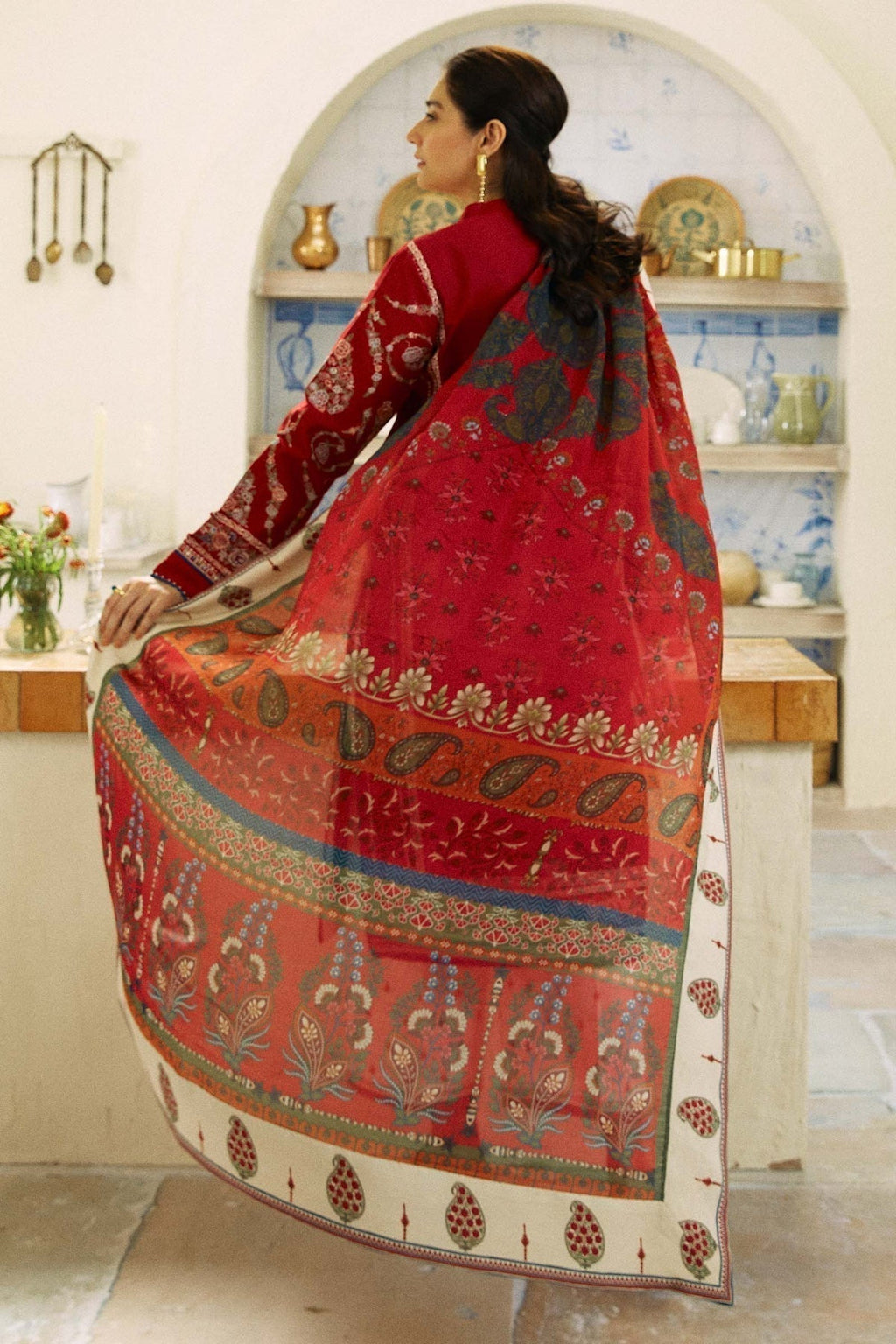 Zara Shahjahan | Coco Lawn Eid Edit 24 | KASHMIR KALI-D3 - Riwayat-e-Khas