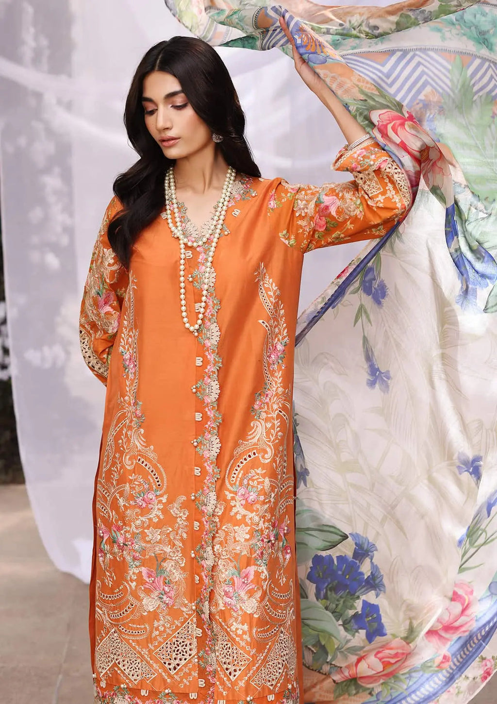 Kahf Premium | Festive Lawn 24 | KFL-10 MAYA - Riwayat-e-Khas