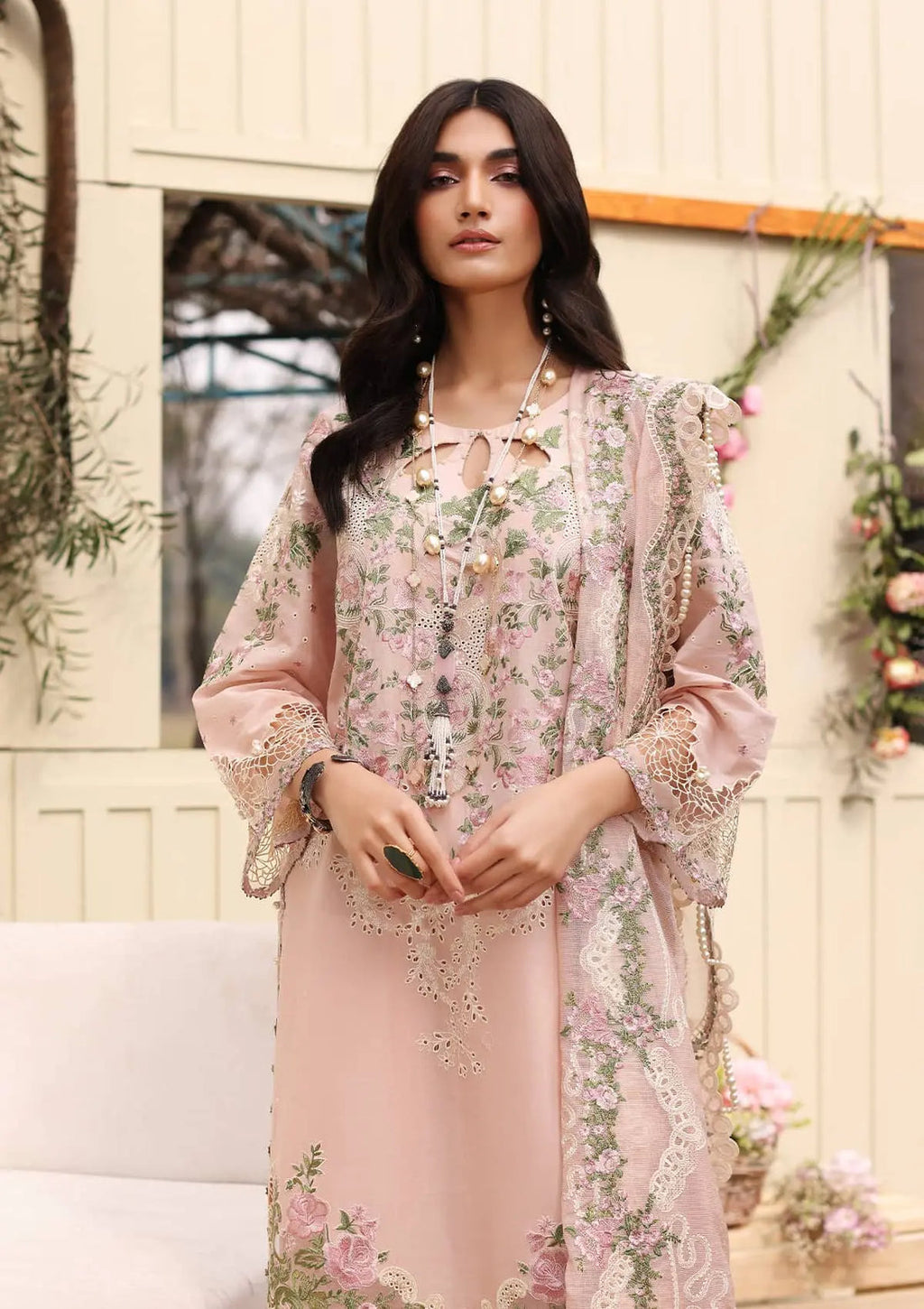 Kahf Premium | Festive Lawn 24 | KFL-09B NORA - Riwayat-e-Khas