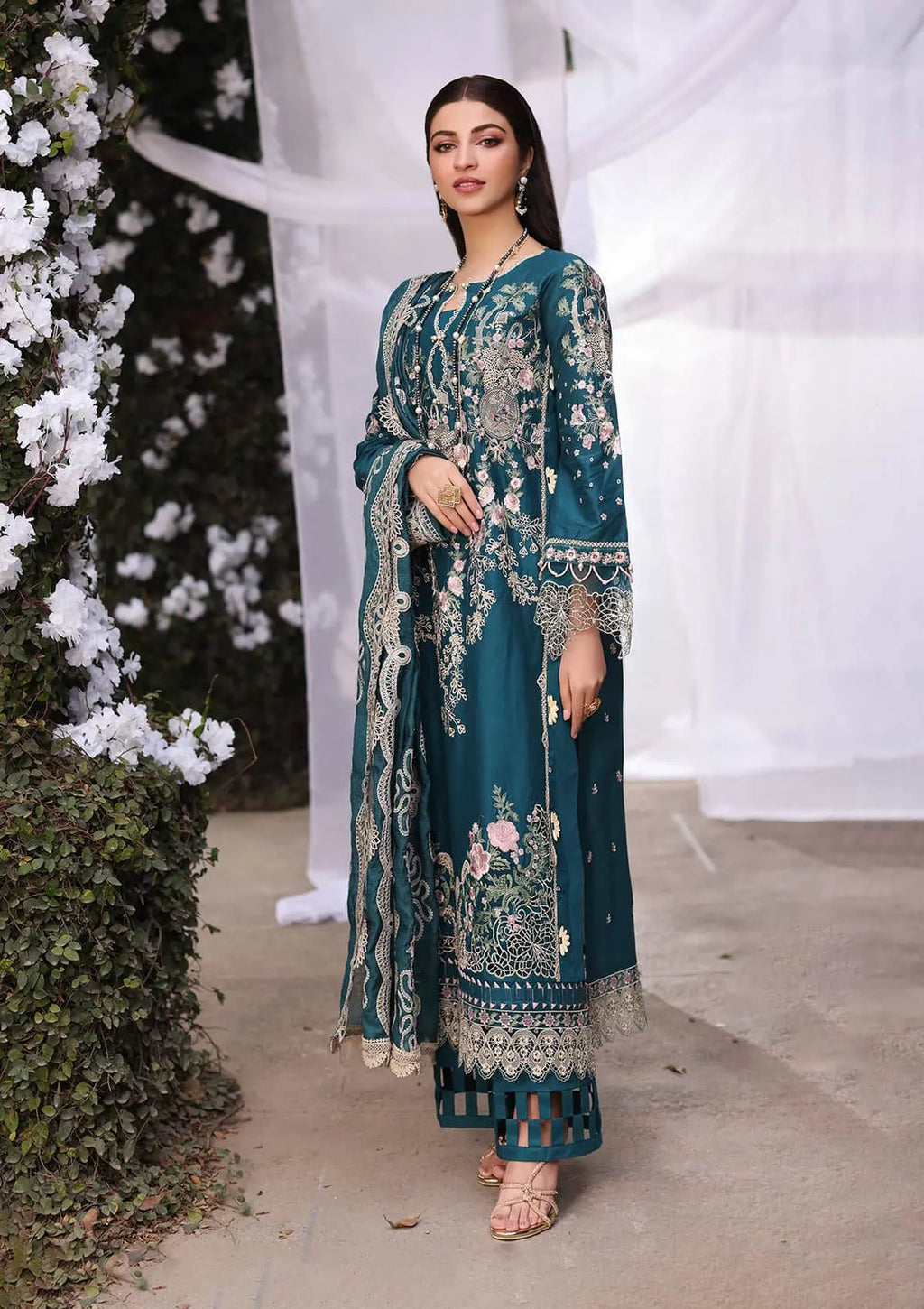 Kahf Premium | Festive Lawn 24 | KFL-09A BANO - Riwayat-e-Khas