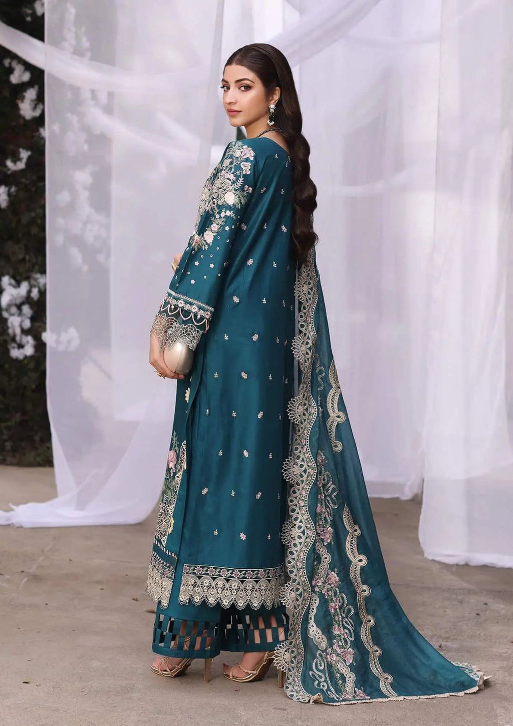 Kahf Premium | Festive Lawn 24 | KFL-09A BANO - Riwayat-e-Khas